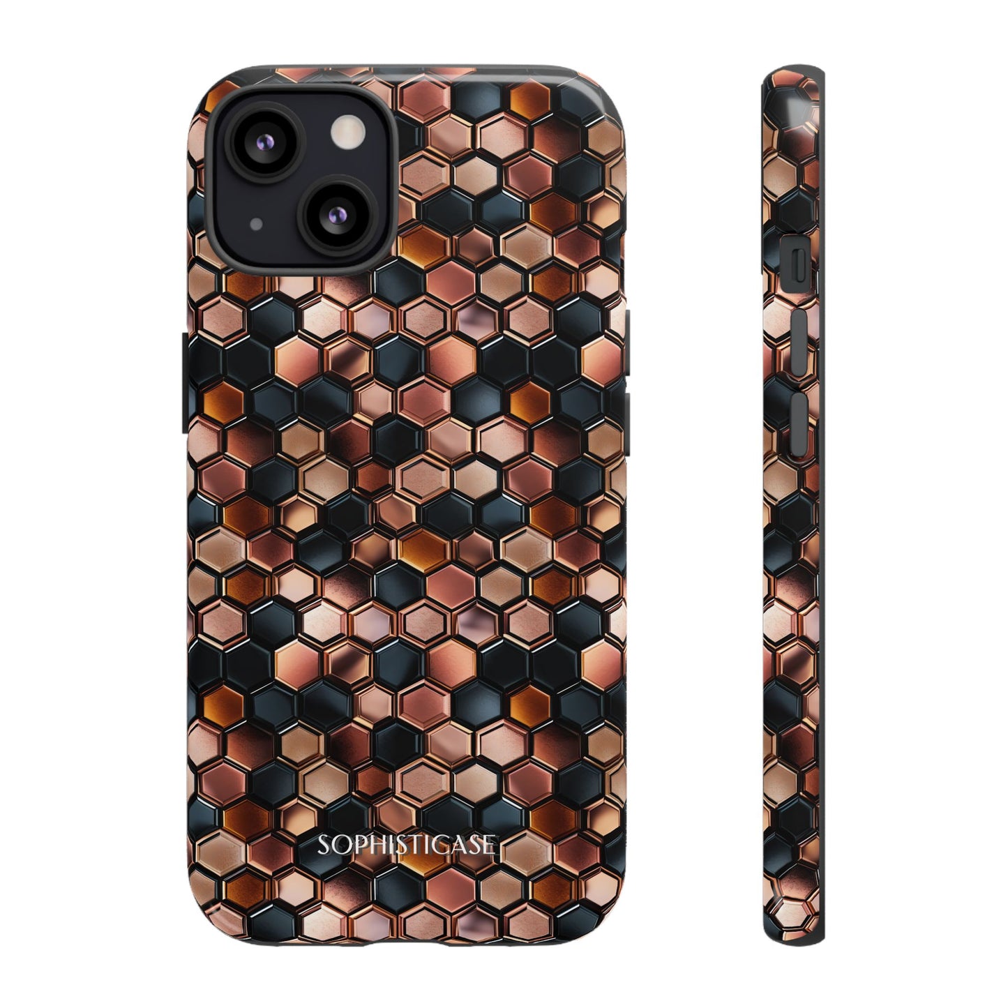 Rose' Runway in Honeycomb Mosaic - Tough Phone Case