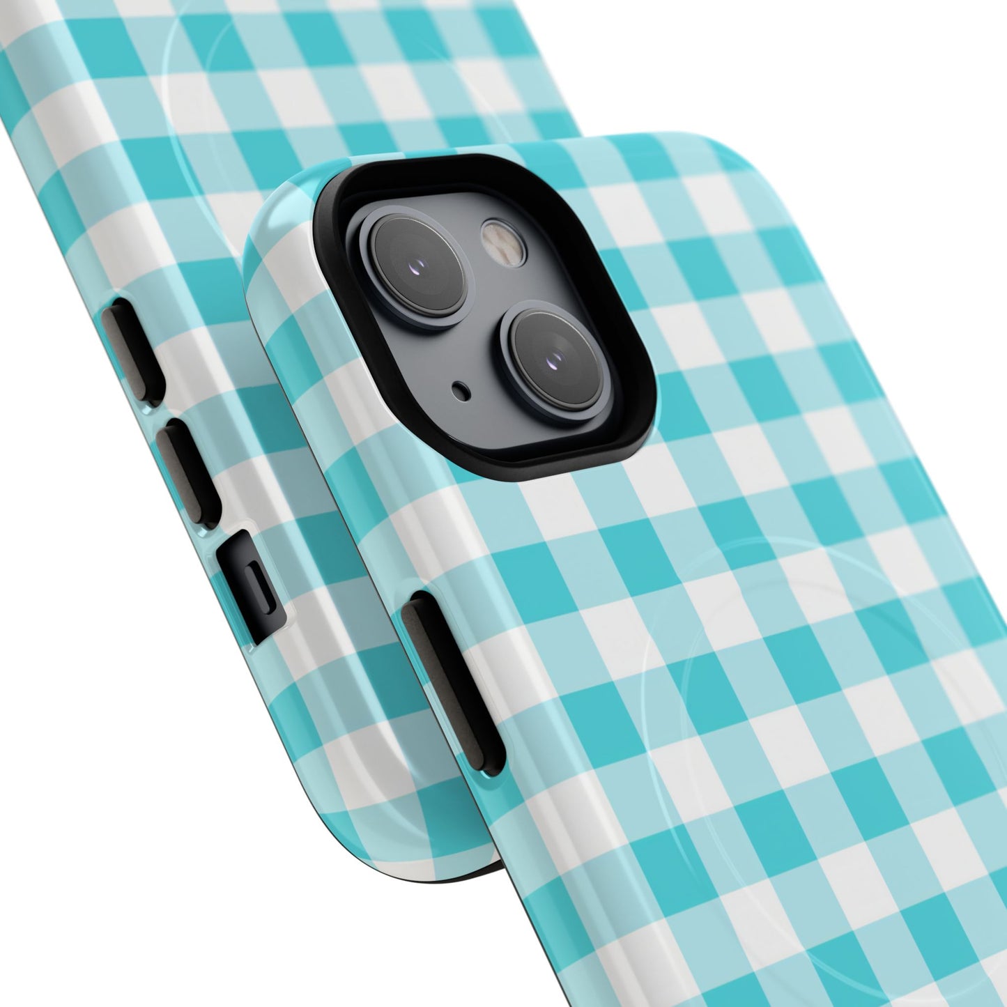 Gingham in Aqua - Magsafe Case