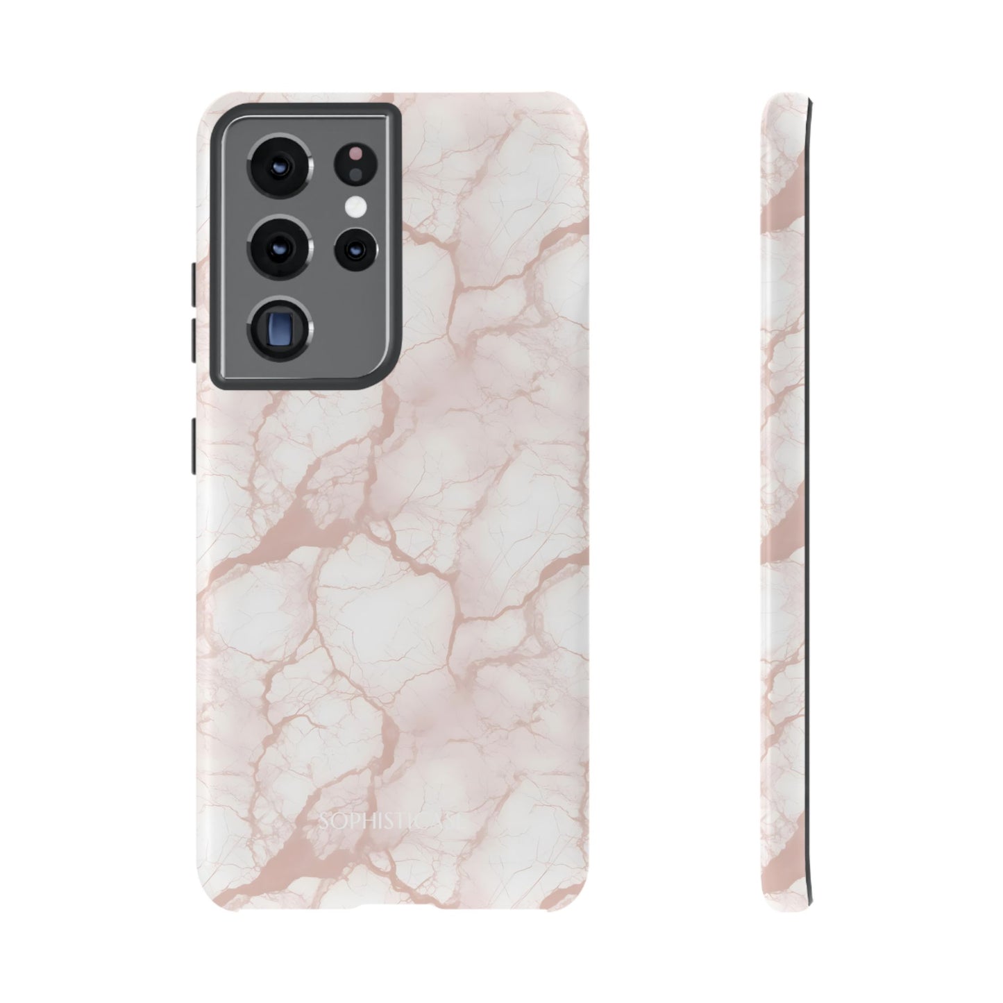 Marble Opulence in Neutral Beige - Tough Phone Case