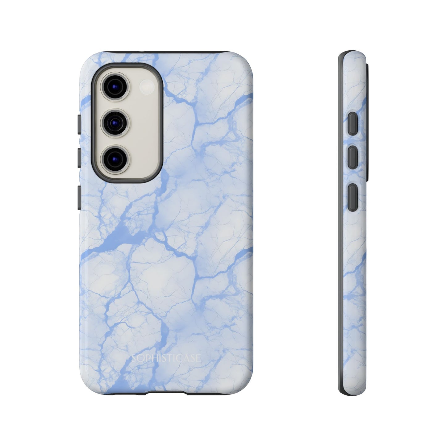 Marble Opulence in Blue - Tough Phone Case