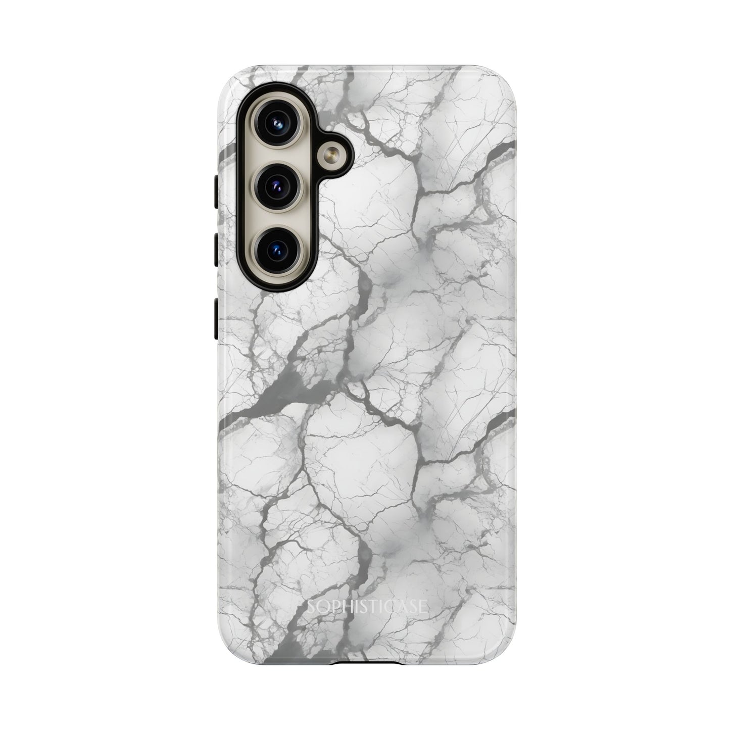 Marble Opulence in Charcoal Grey - Samsung Galaxy Case