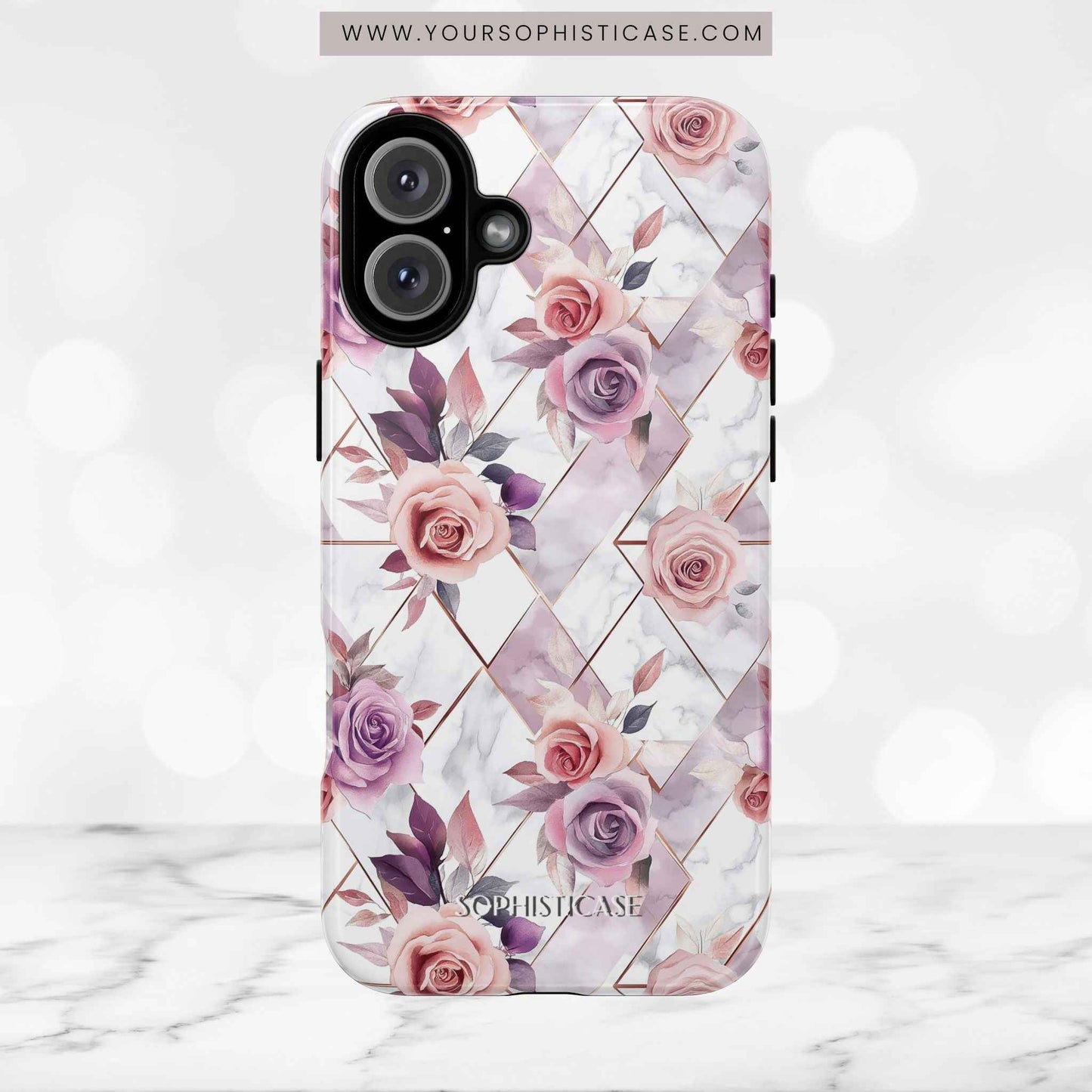 Royal Floral in Blush Manor - Tough Phone Case
