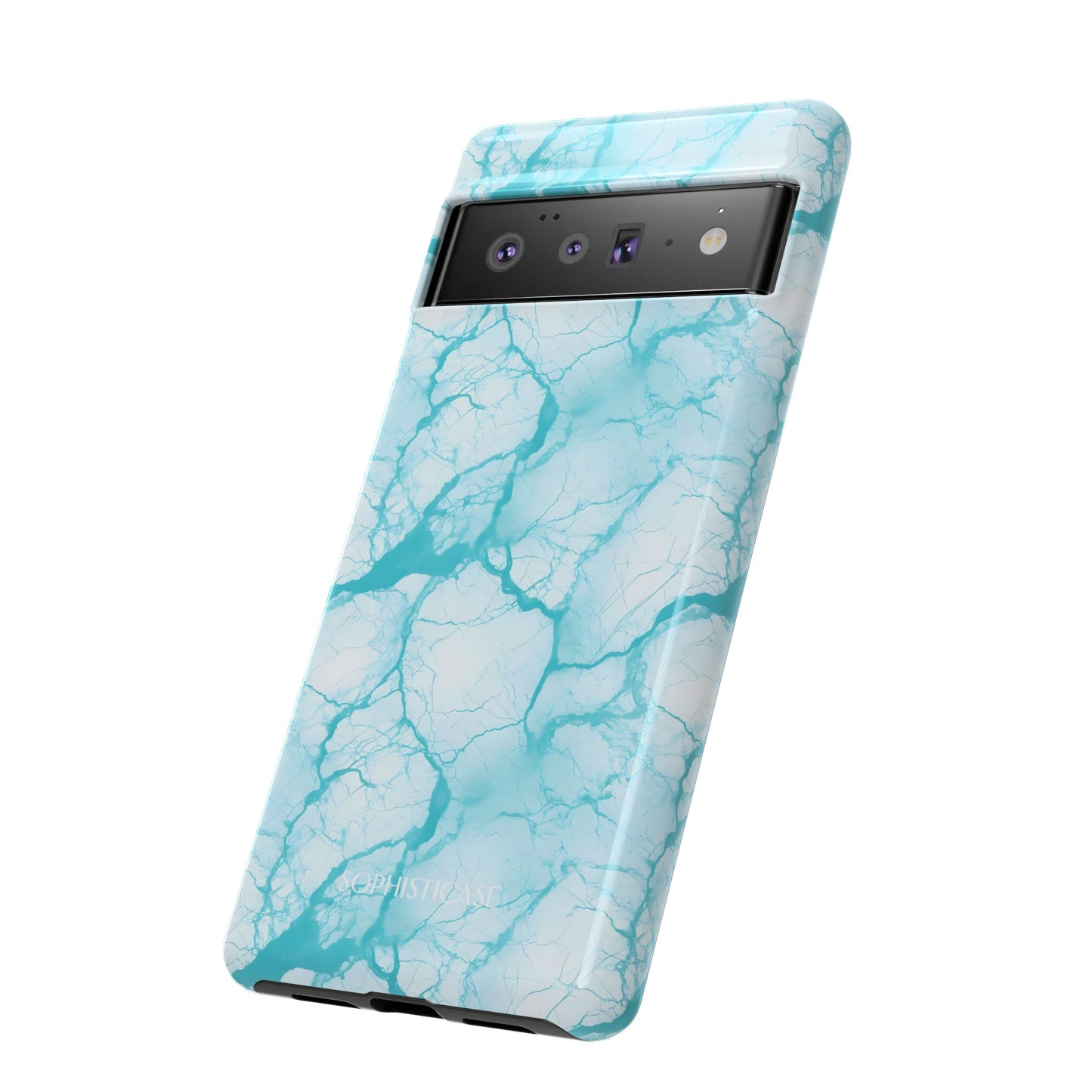 Marble Opulence in Aqua - Tough Phone Case