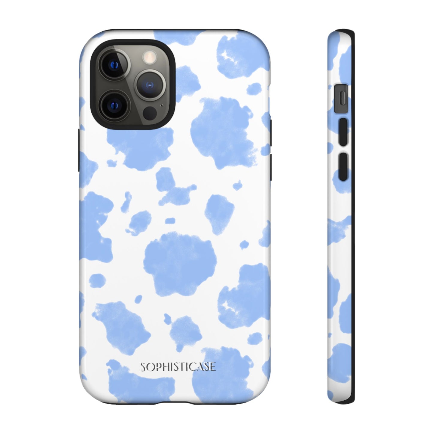 Holy Cow in Blue - iPhone Case
