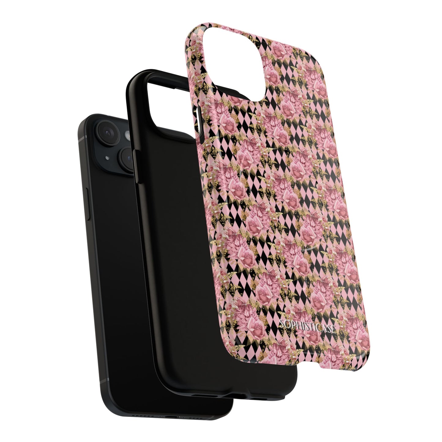 Rose Diamond Romance in Valentina - Magsafe Phone Case