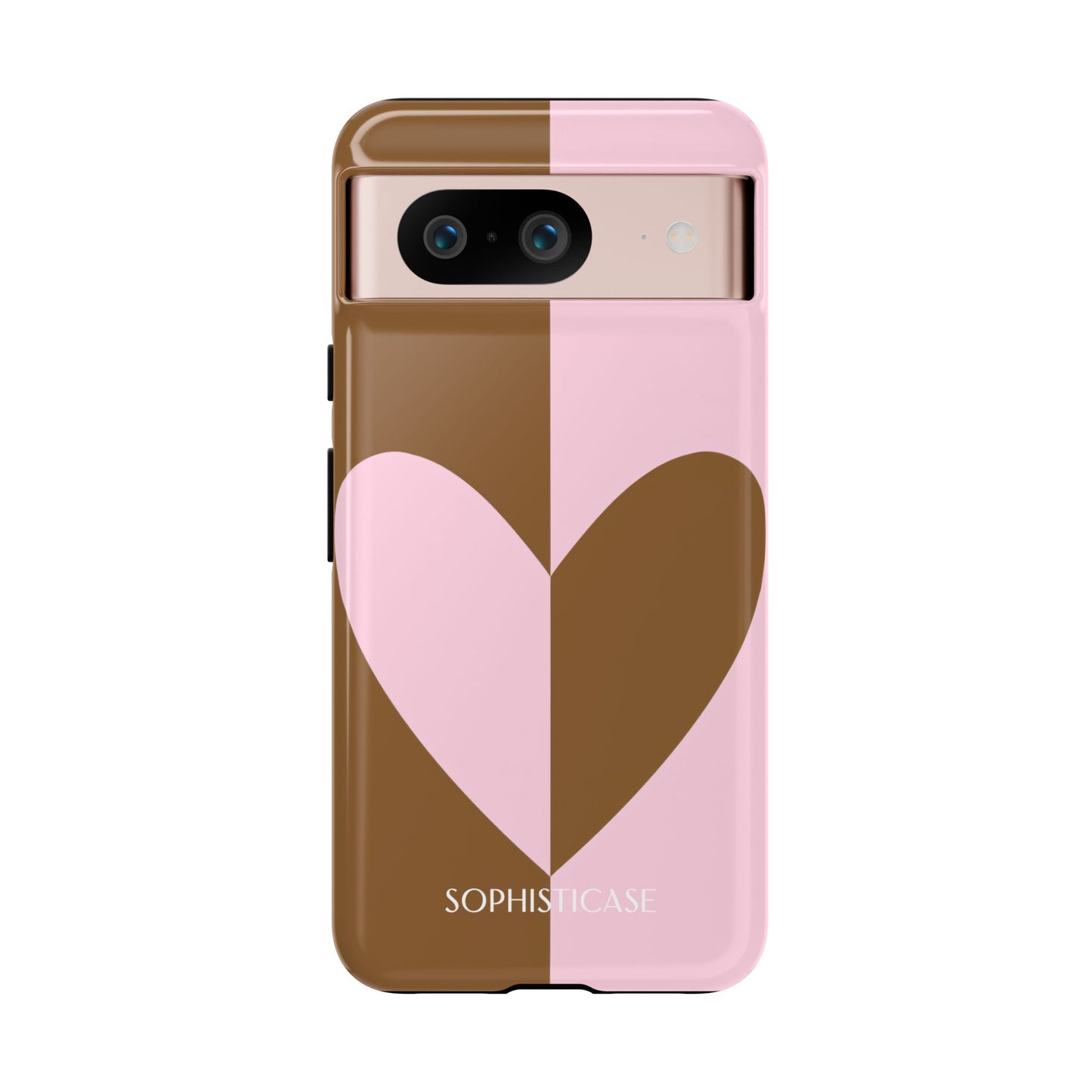 Be Mine in Pink and Brown - Tough Phone Case for Google Pixel - Sophisticase