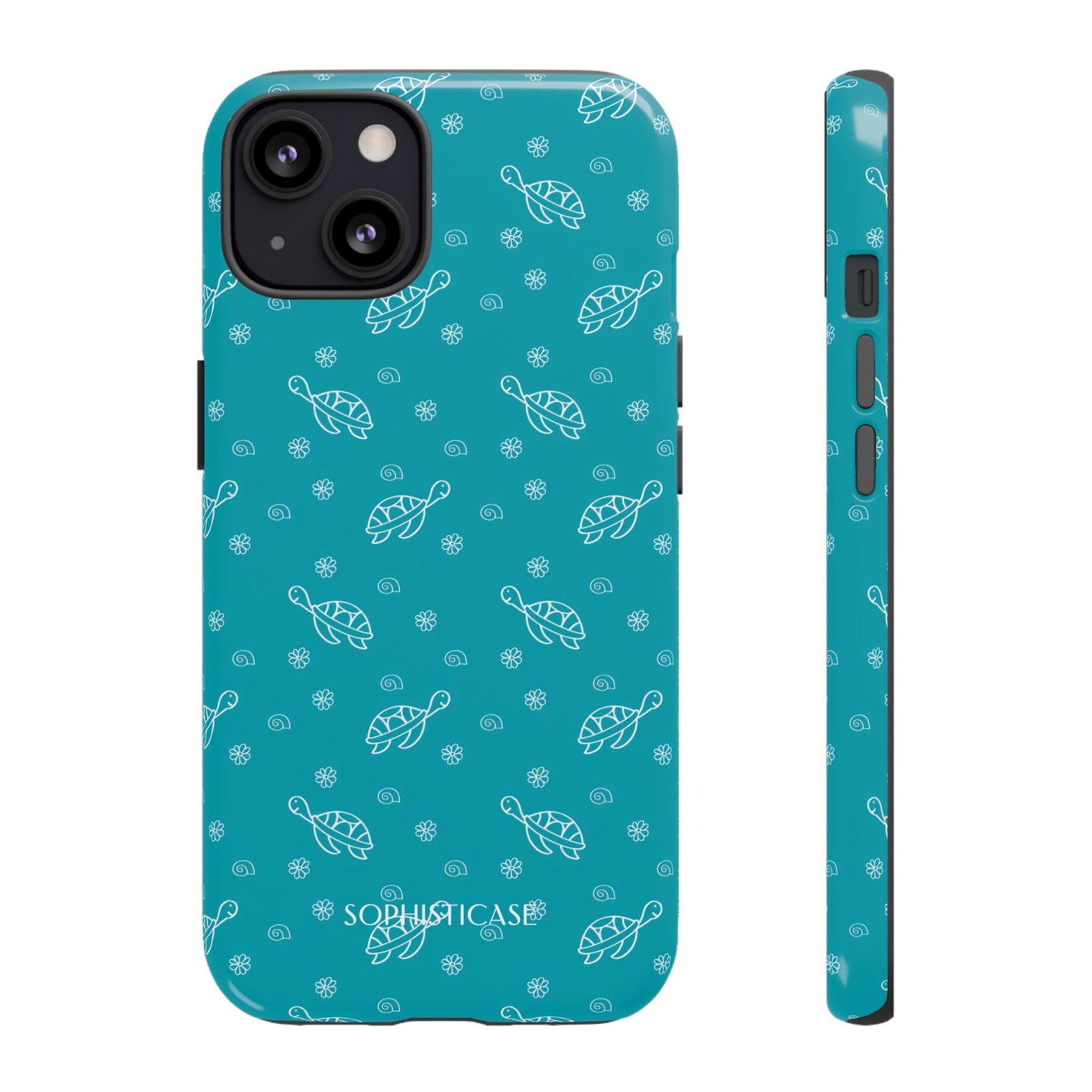 Turtle Island in Aqua - iPhone Magsafe Case