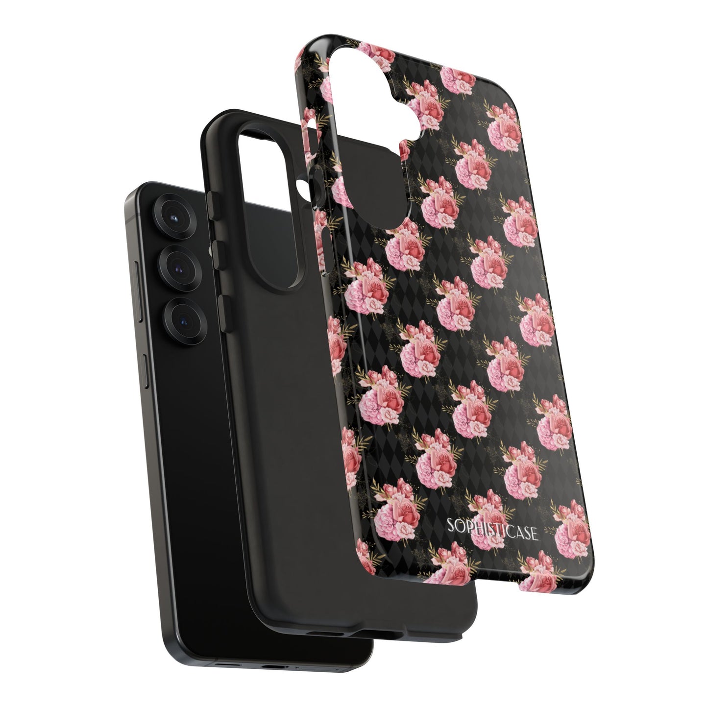 Rose Diamond Romance in Vivienne - Tough Phone Case