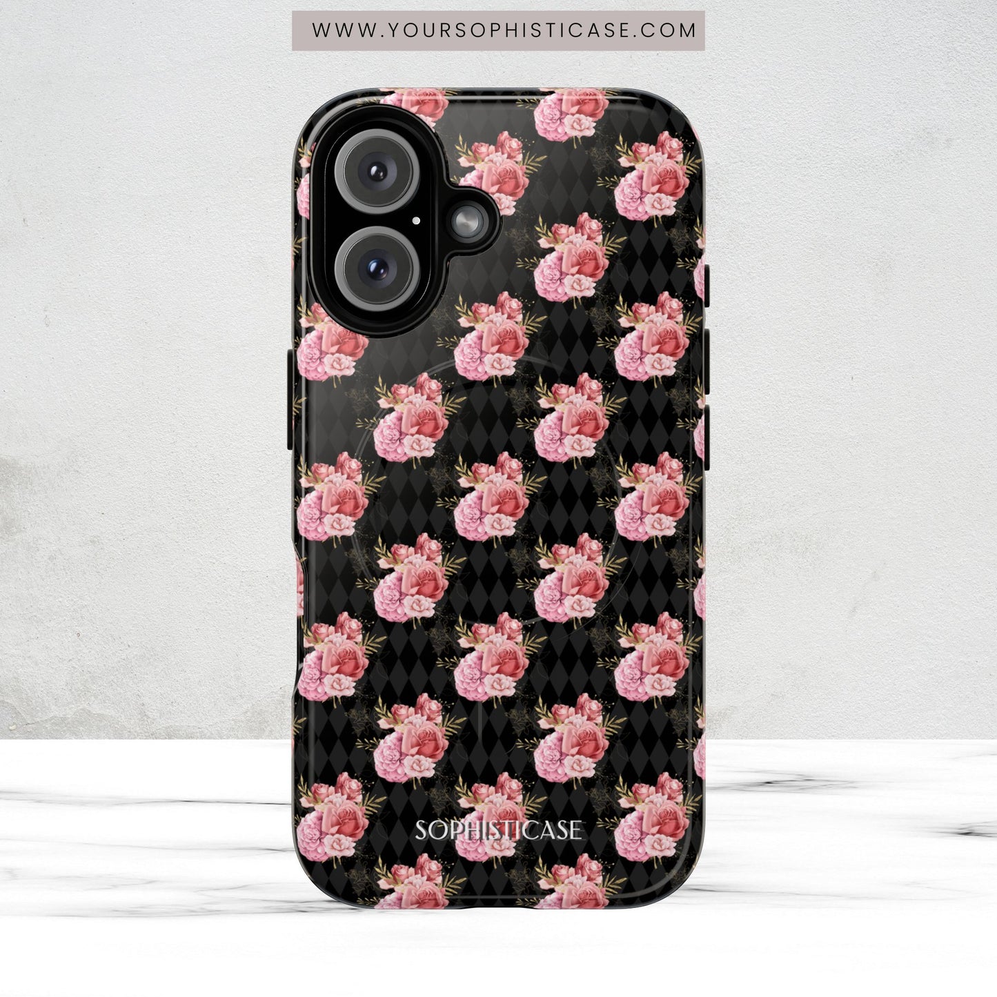 Rose Diamond Romance in Vivienne - Magsafe Case