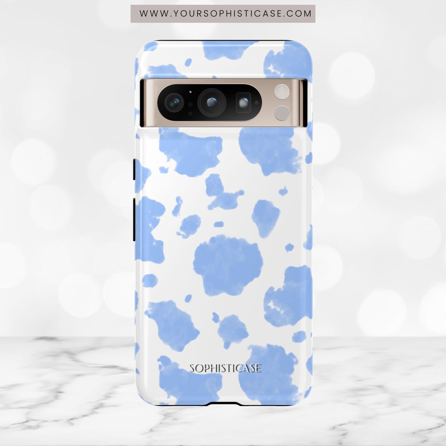 Holy Cow in Blue - Tough Phone Case