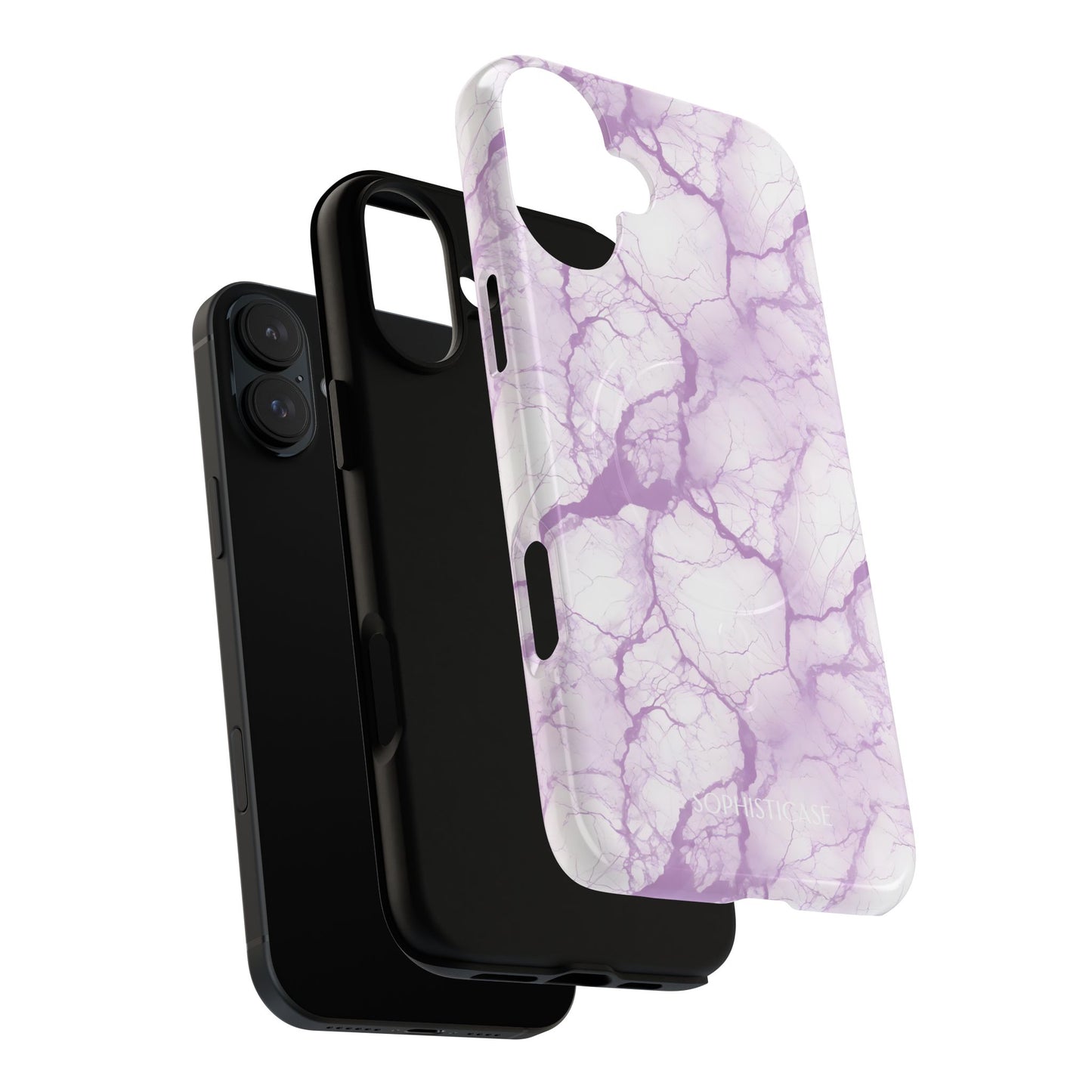 Marble Opulence in Purple - Magsafe Case