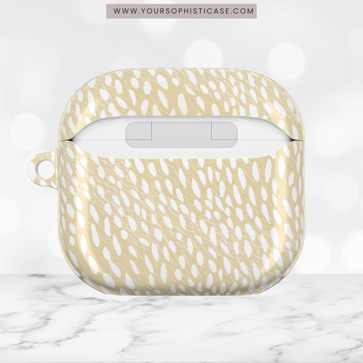 AirPod Cases - Oh Deer! in Neutral Beige