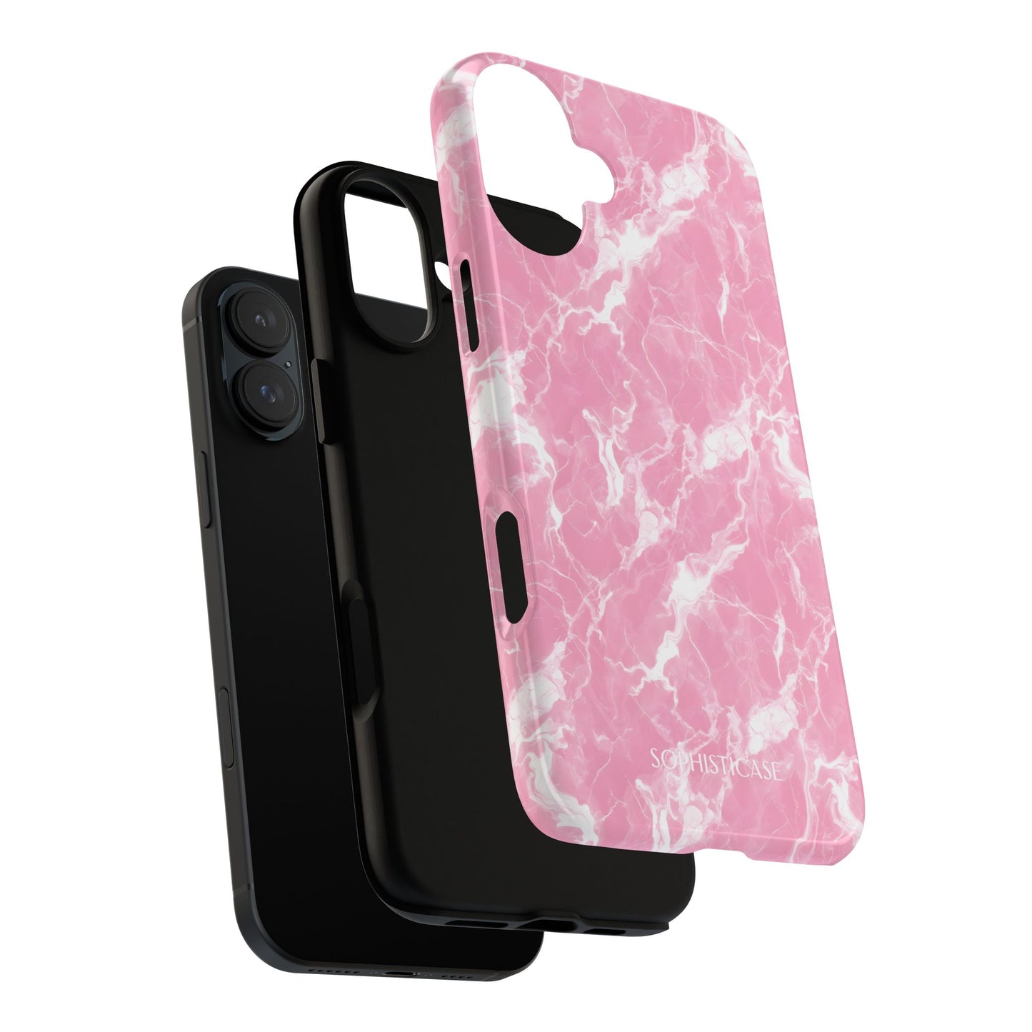 Marble Crush in Pink - iPhone Case