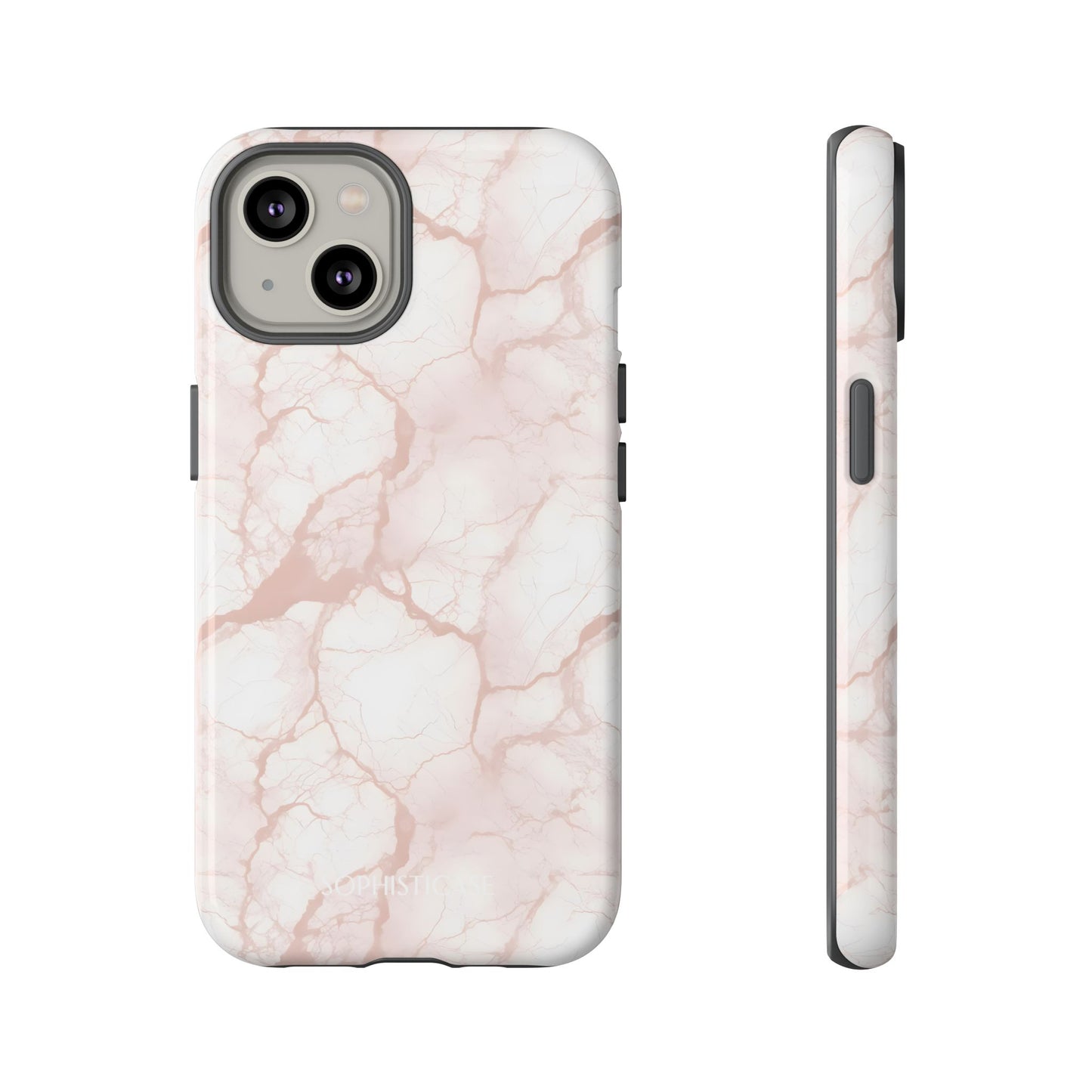 Marble Opulence in Neutral Beige - iPhone Case
