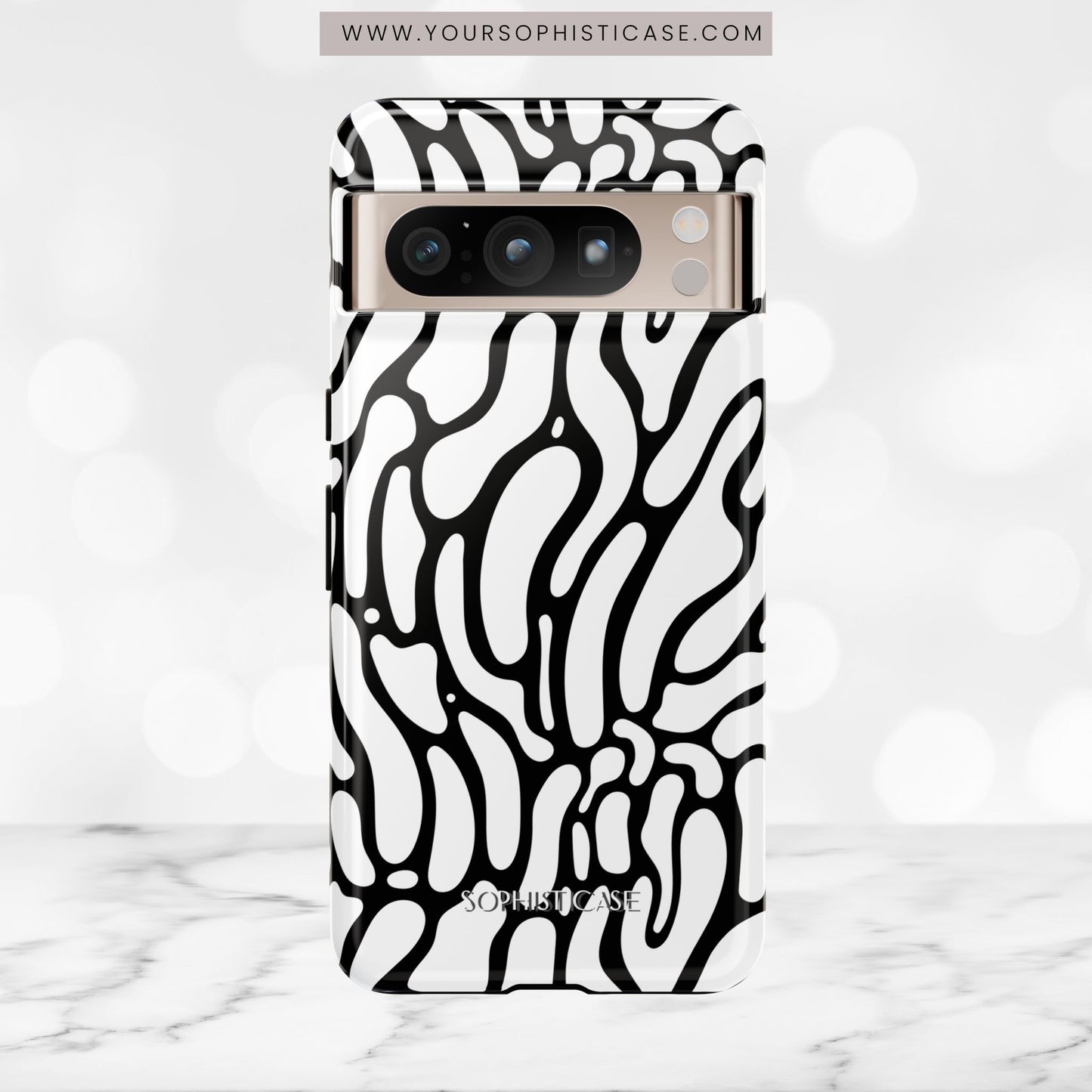 Dark Thoughts in Onyx - Tough Phone Case