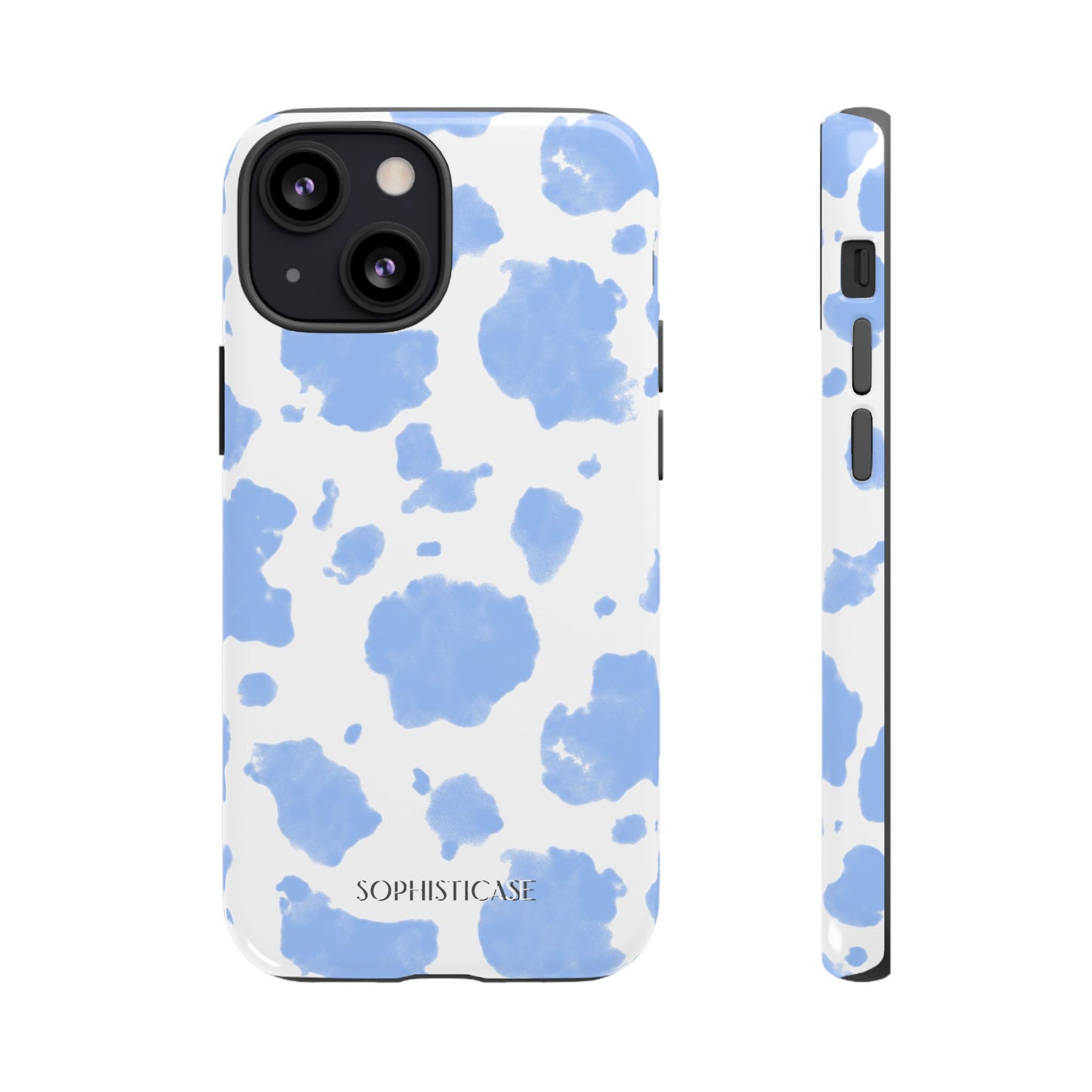 Holy Cow in Blue - iPhone Case