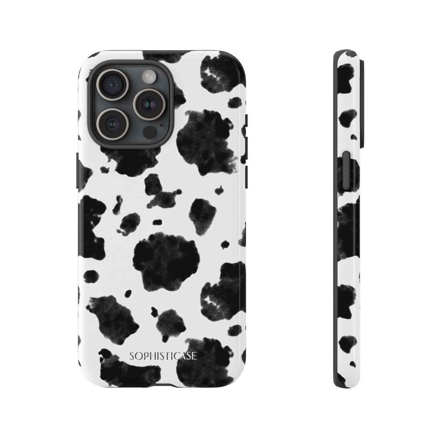 Holy Cow in Black - iPhone Case