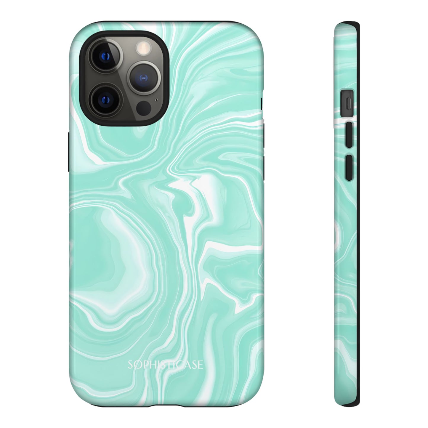 Liquid Dreams in Green - iPhone Case