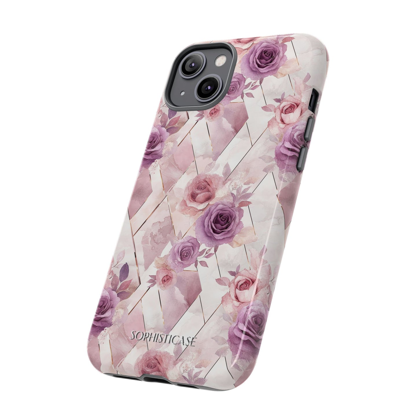 Royal Floral in Mauve Rose - Tough Phone Case