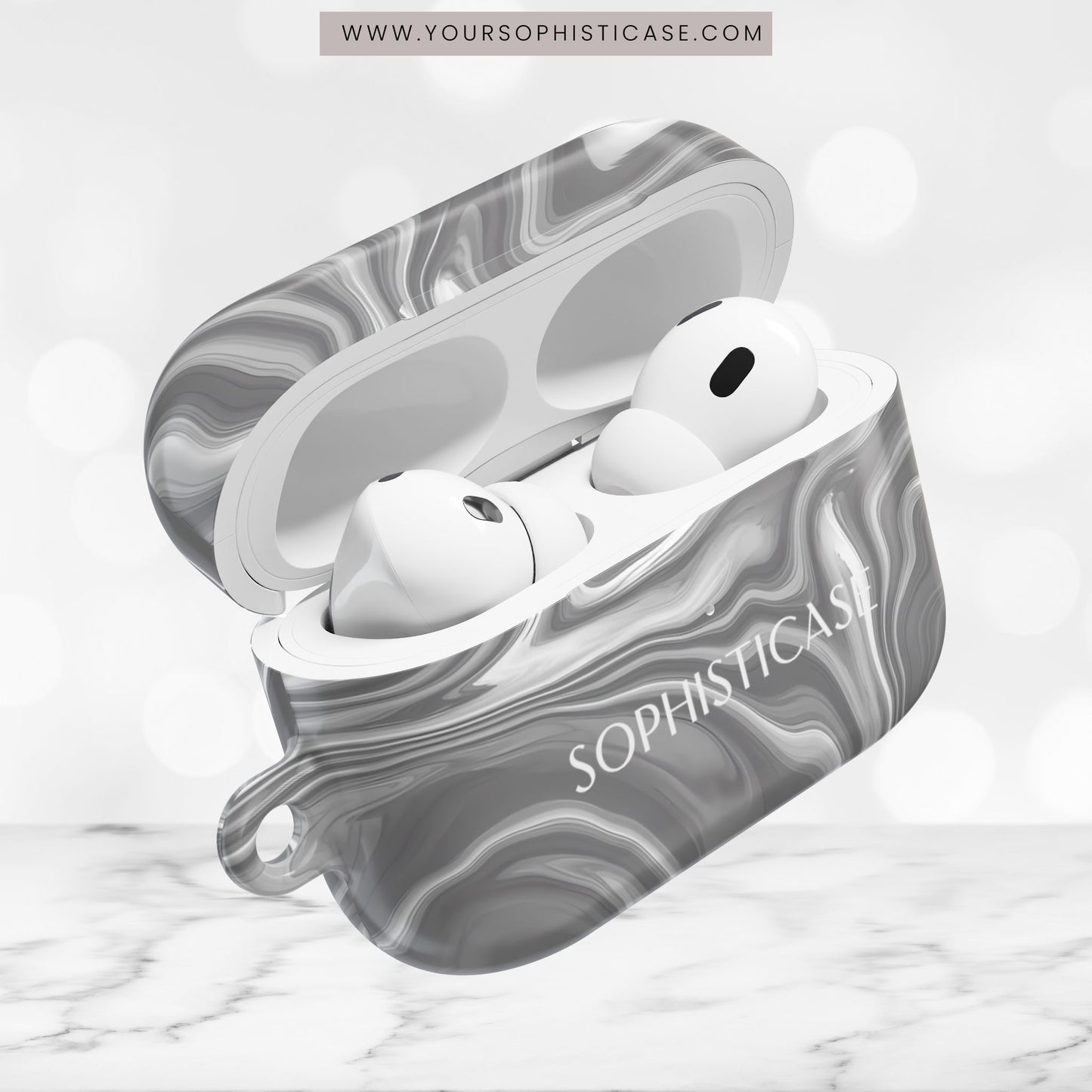 AirPod Cases - Liquid Dreams in Charcoal