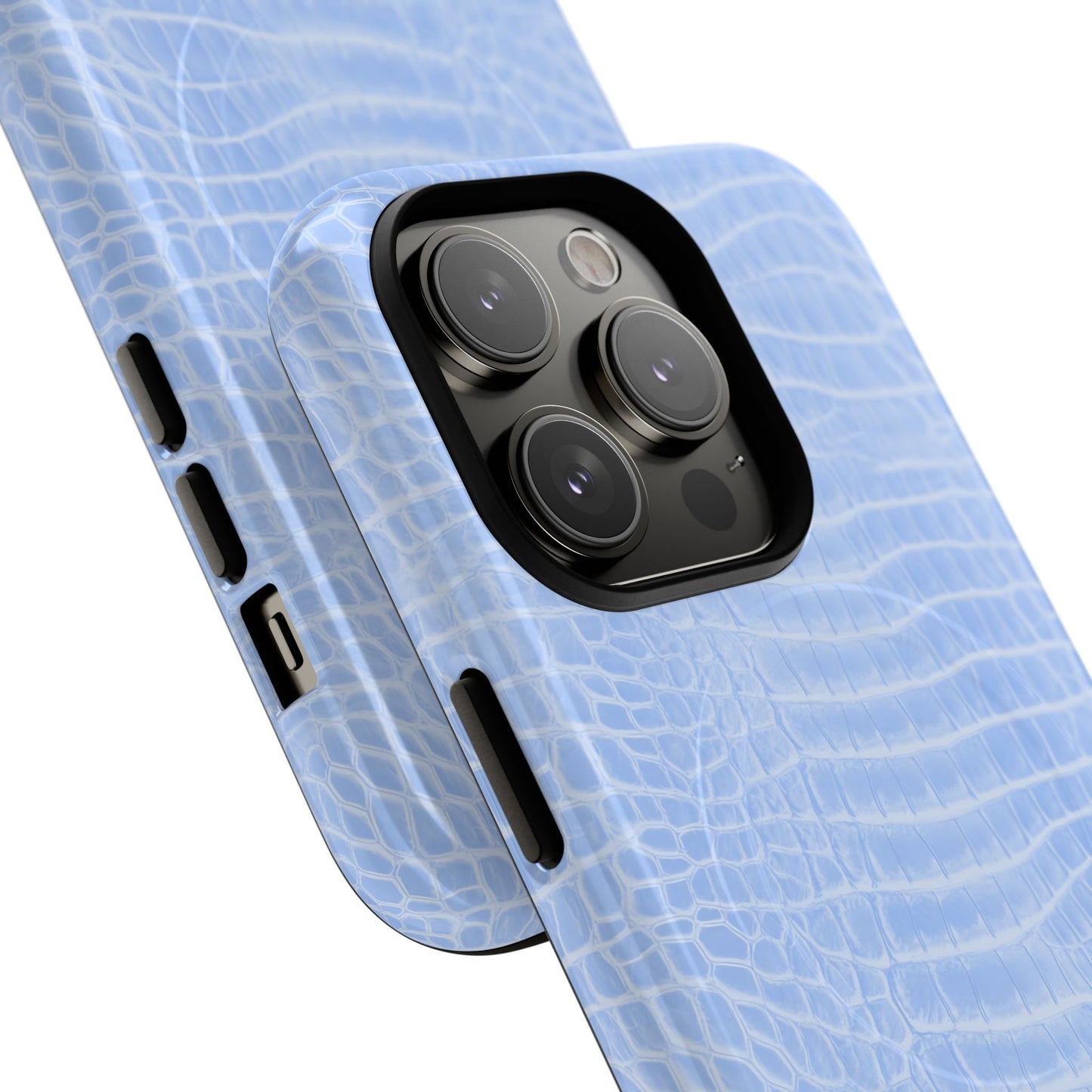 Luxe Leather in Blue - Magsafe Case