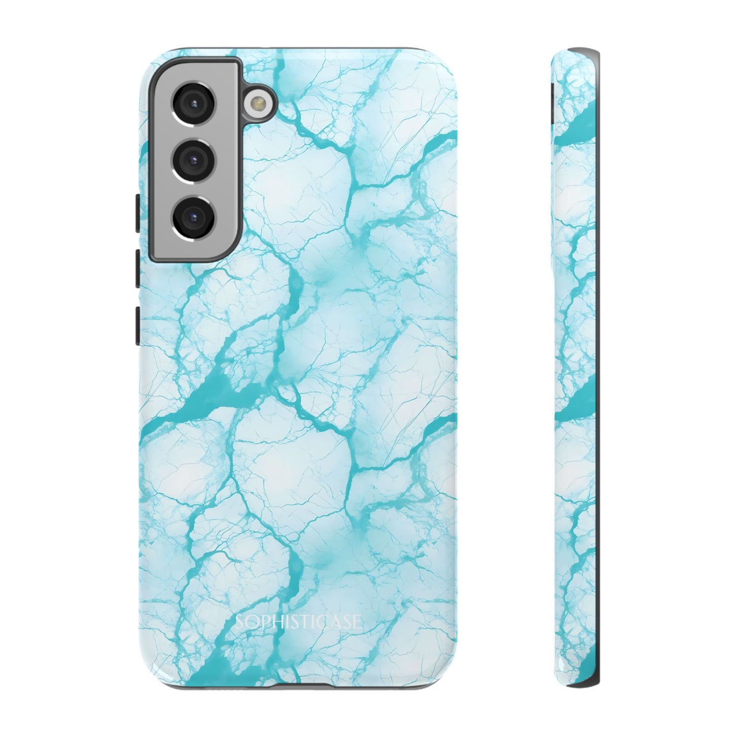 Marble Opulence in Aqua - Tough Phone Case