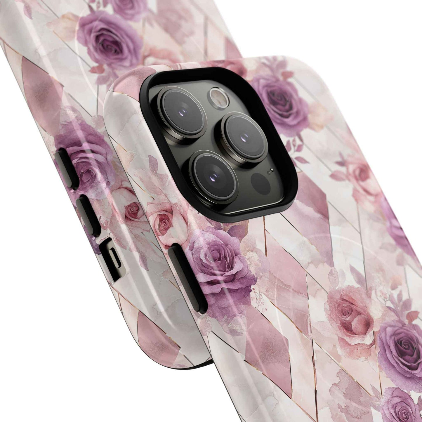 Royal Floral in Mauve Rose - iPhone Magsafe Case