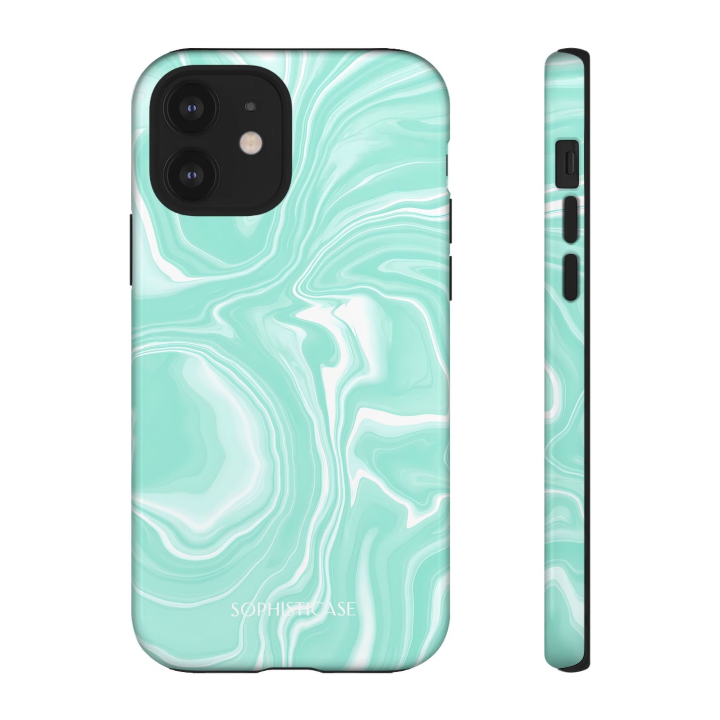 Liquid Dreams in Green - iPhone Case