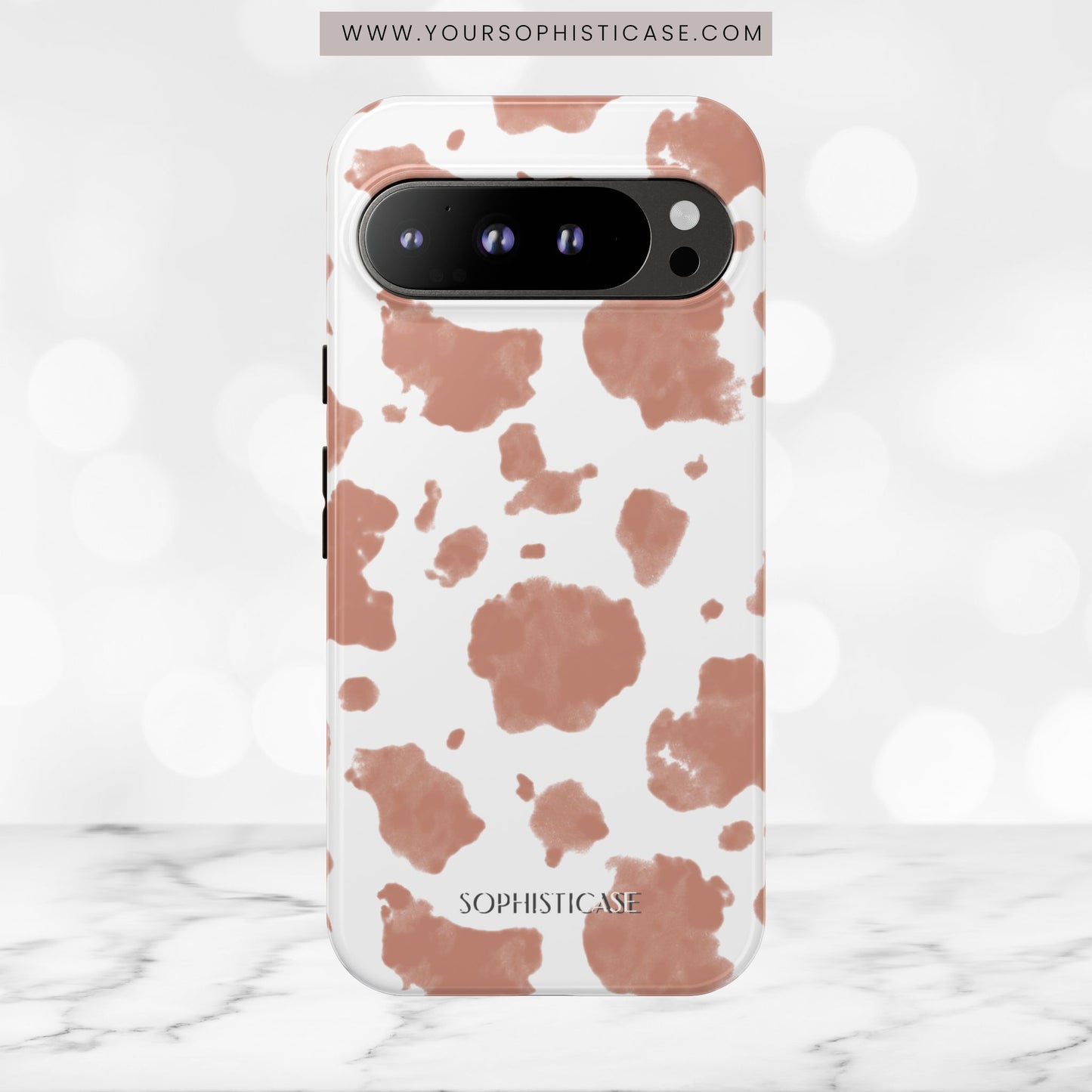 Holy Cow in Light Brown - Tough Phone Case