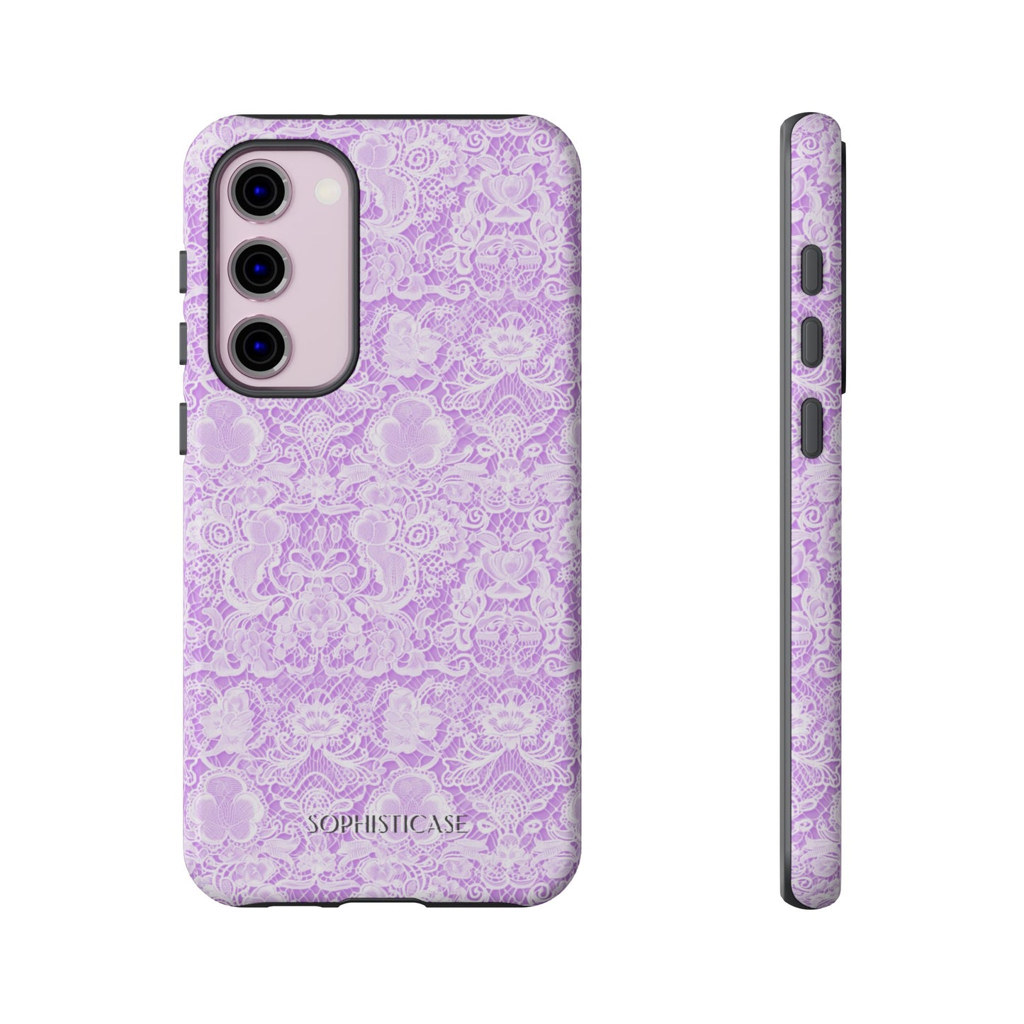 Luxe Lace in Purple - Tough Phone Case