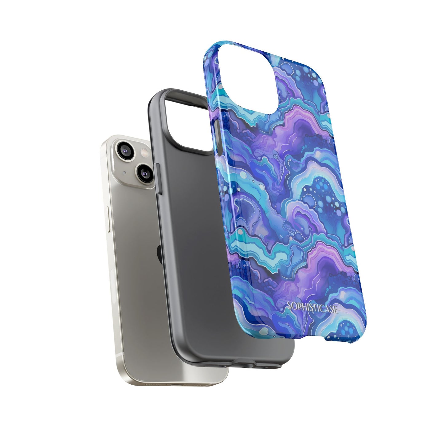 Nightstone in Lapis Wave - Tough Phone Case