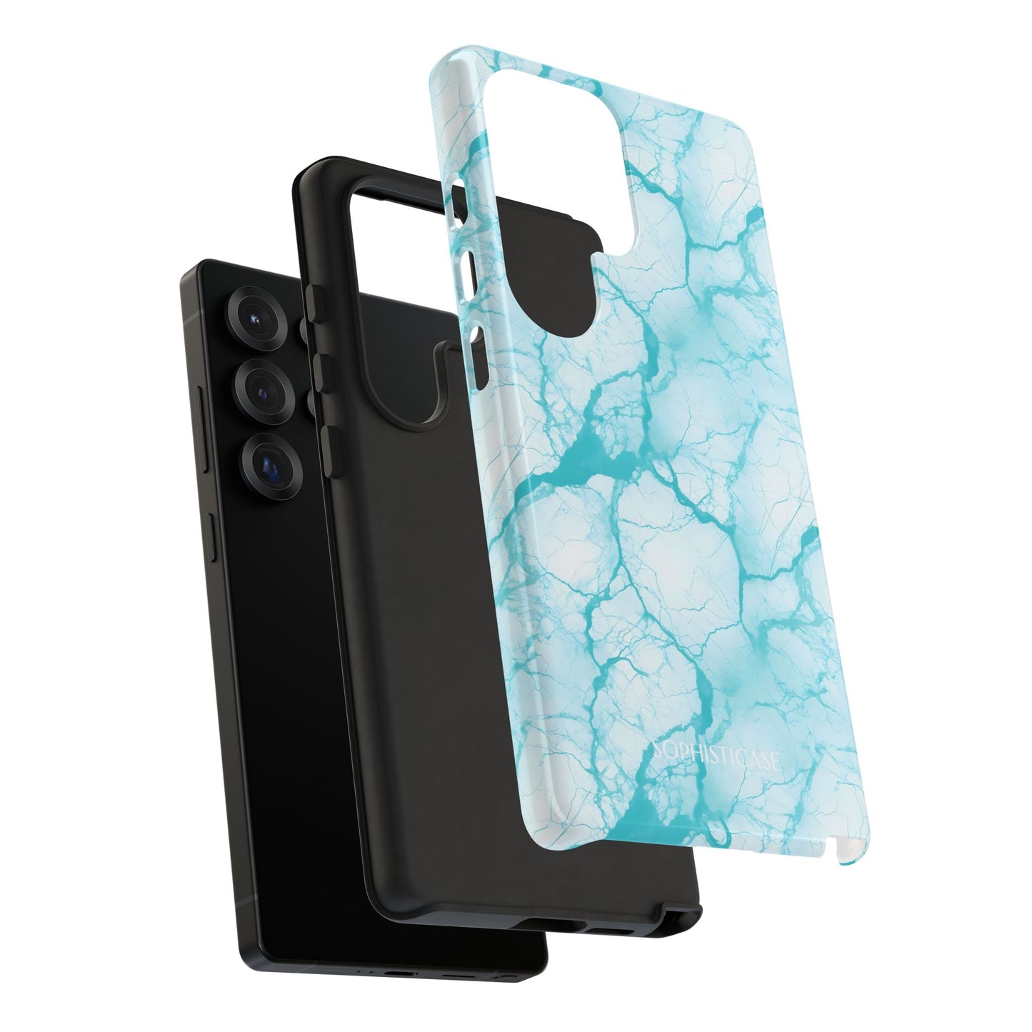 Marble Opulence in Aqua - Tough Phone Case