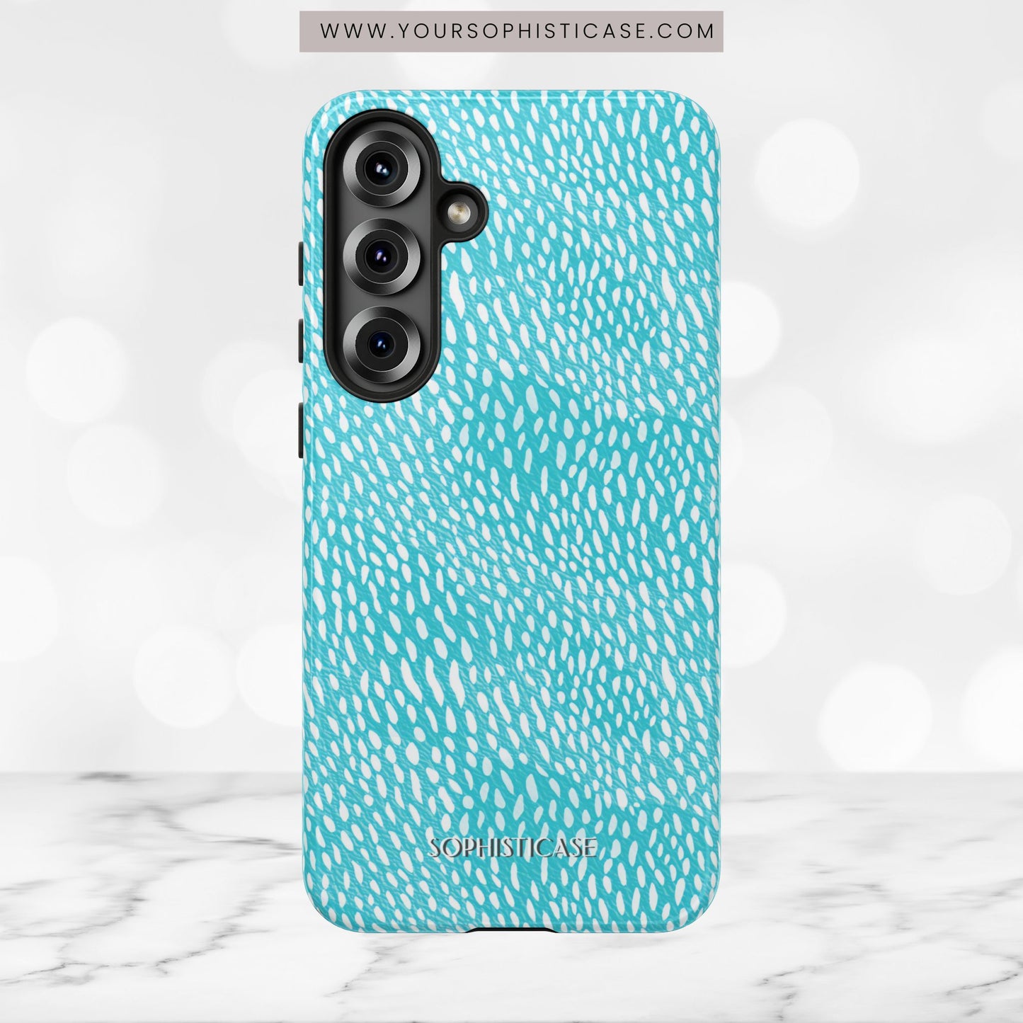Oh Deer! in Aqua - Tough Phone Case