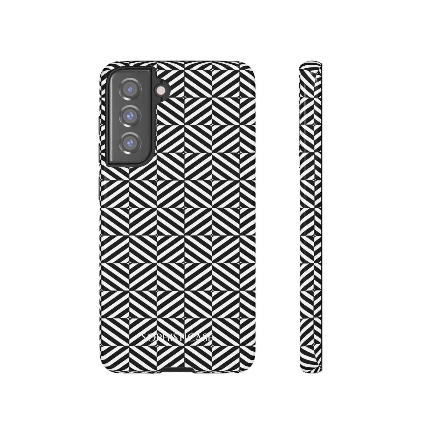 Illusions in Black - Tough Phone Case for Samsung Galaxy