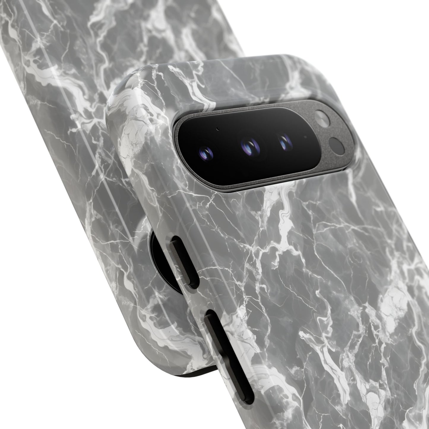 Marble Crush in Charcoal Grey - Tough Phone Case