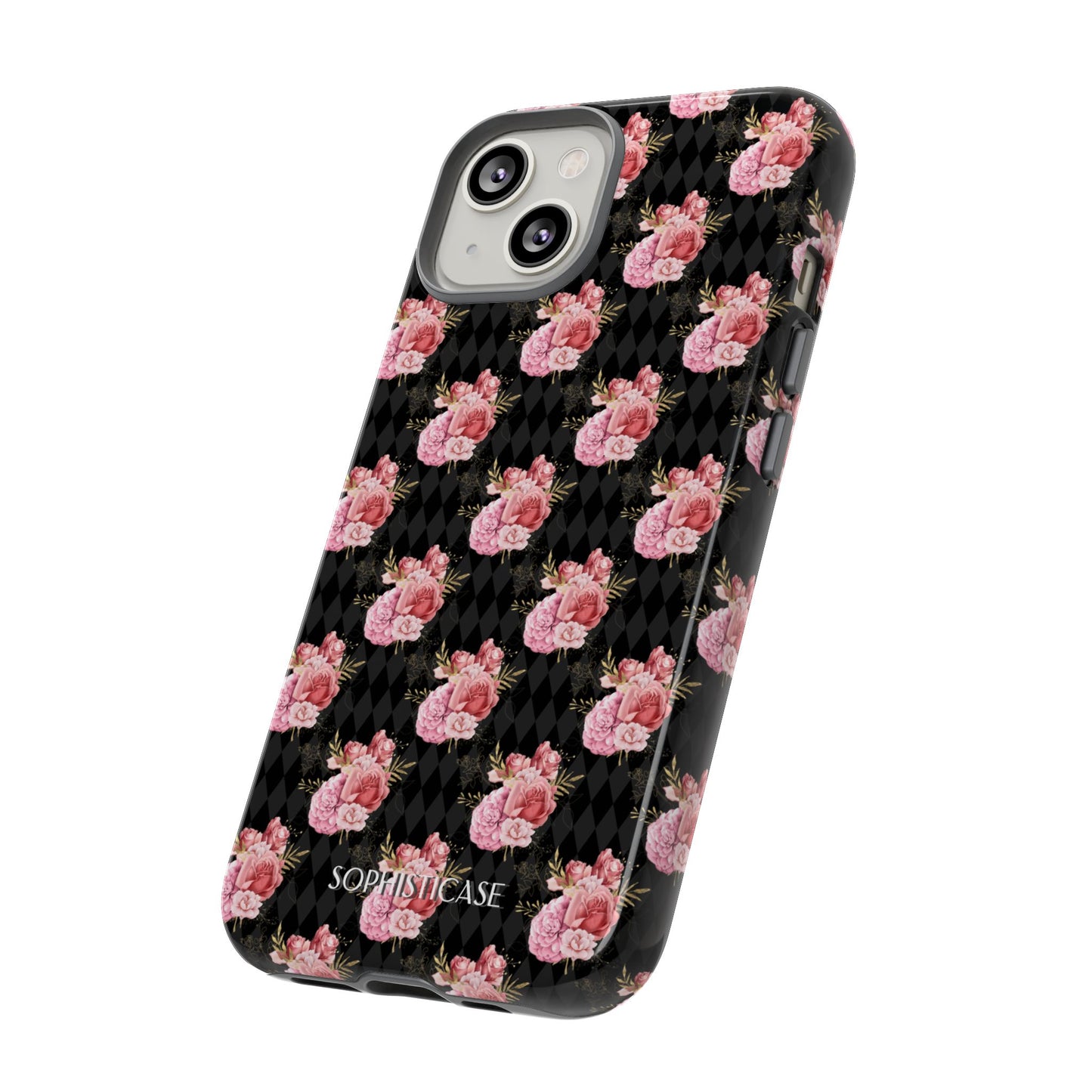 Rose Diamond Romance in Vivienne - iPhone Case