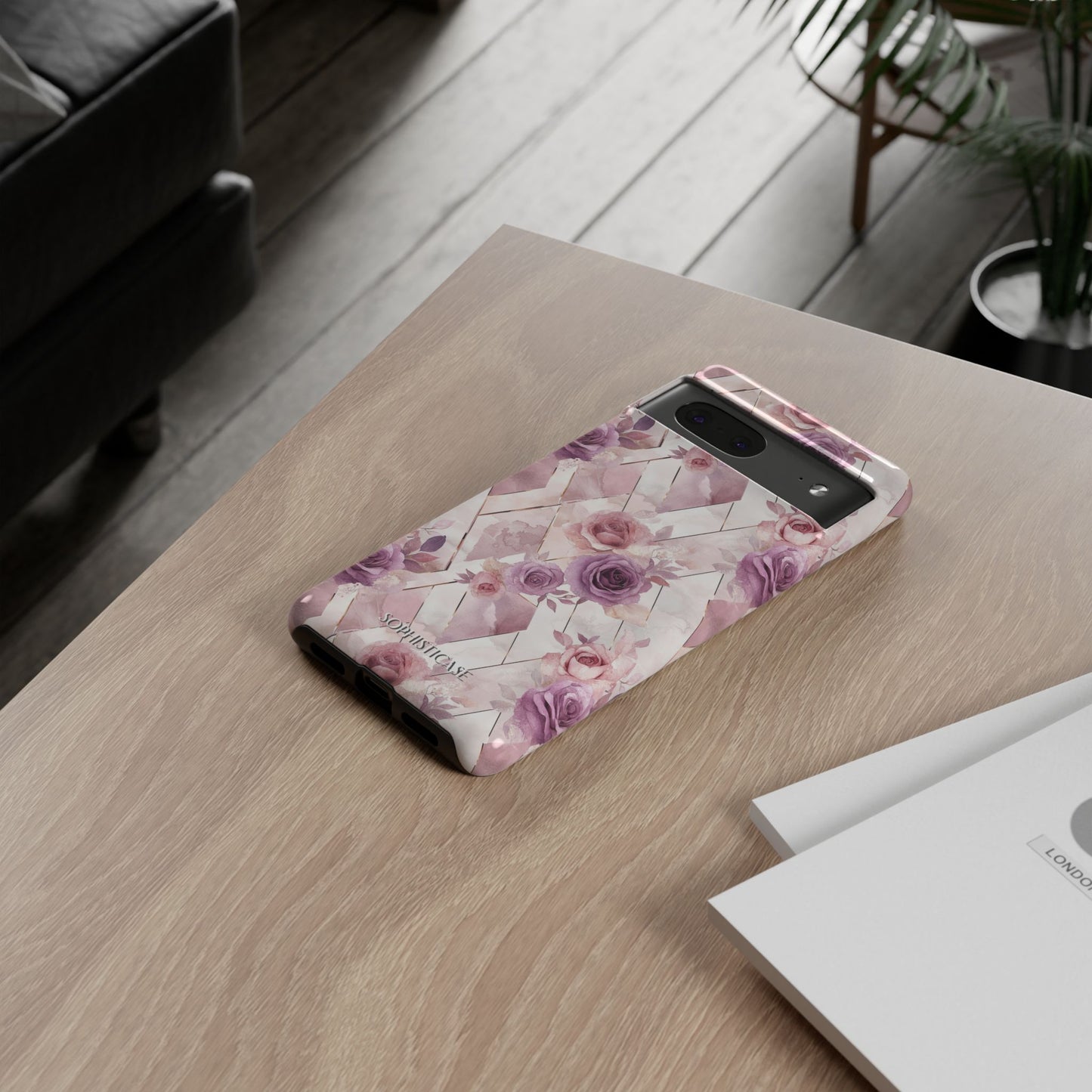 Royal Floral in Mauve Rose - Tough Phone Case
