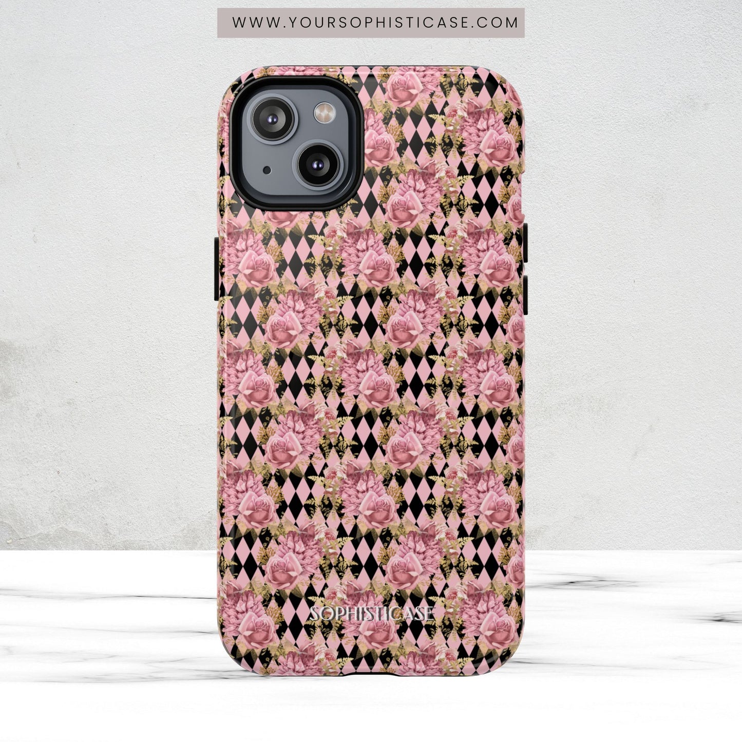 Rose Diamond Romance in Valentina - Magsafe Case