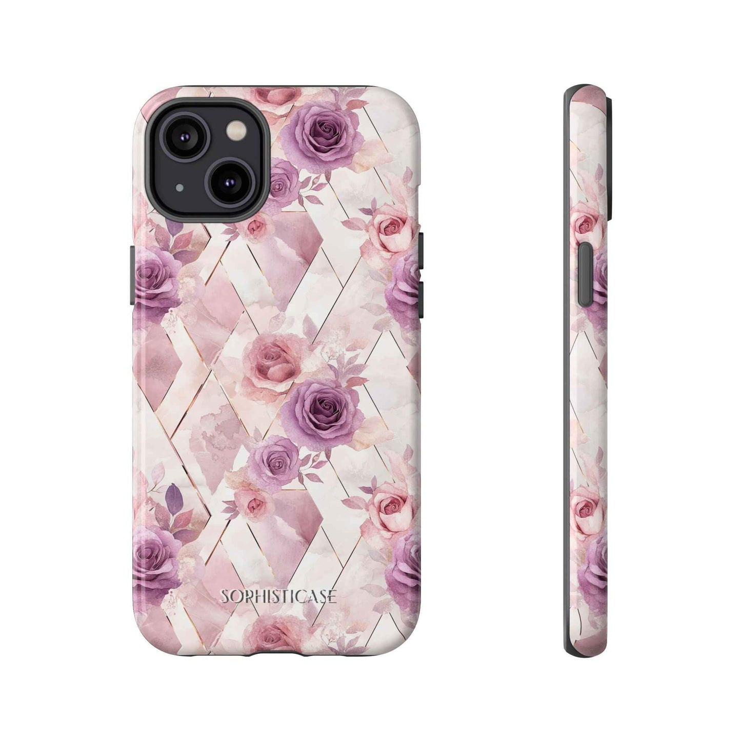 Royal Floral in Mauve Rose - Tough Phone Case
