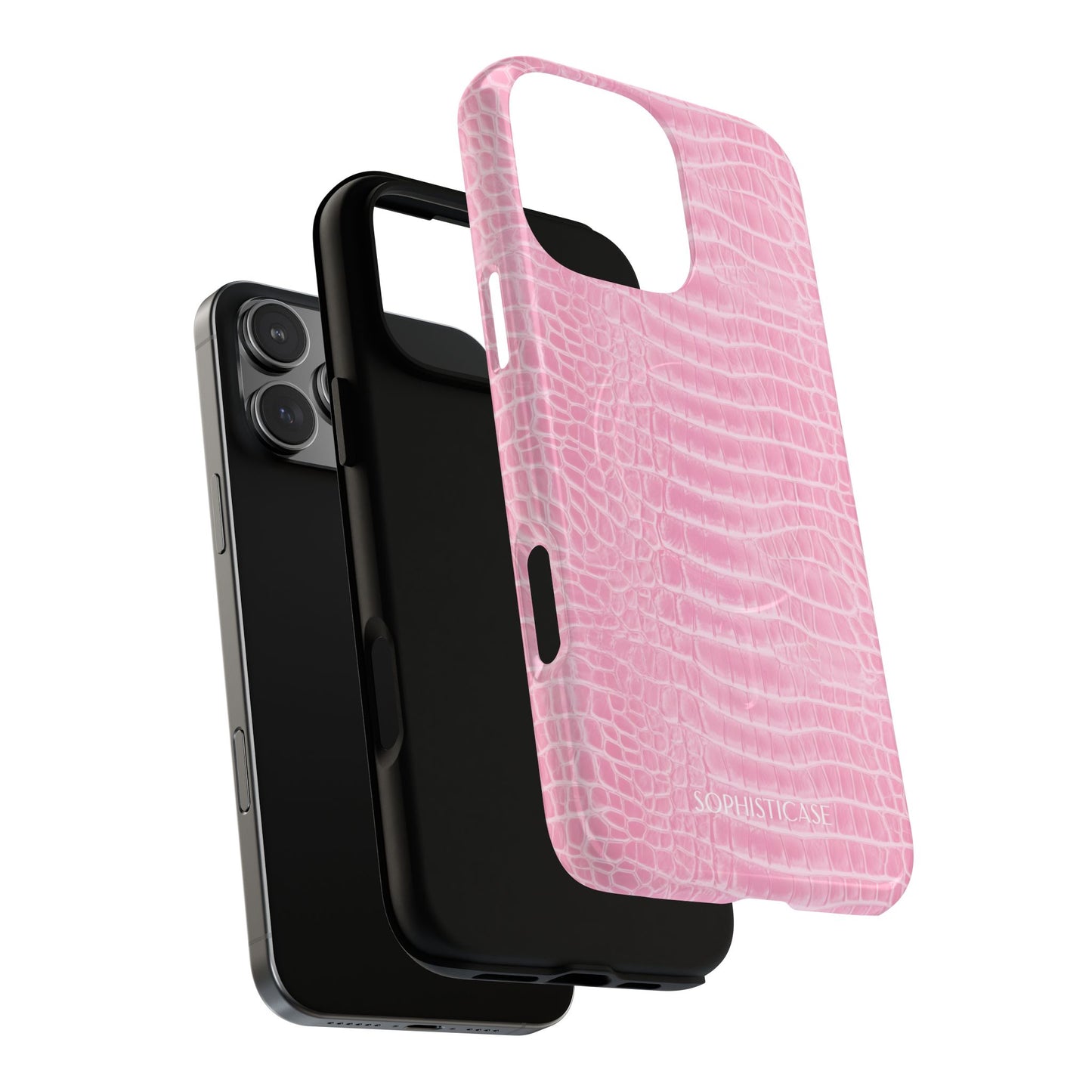 Luxe Leather in Pink - Magsafe Case
