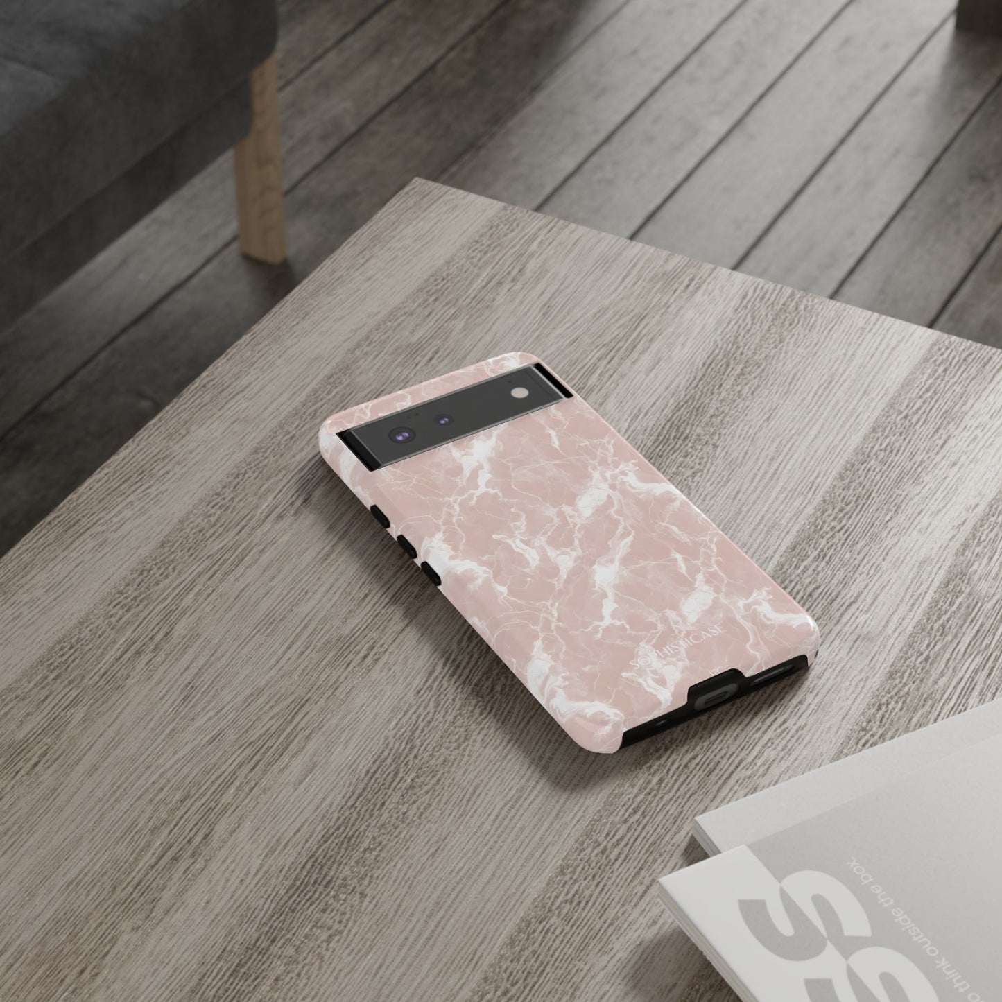 Marble Crush in Neutral Beige - Tough Phone Case