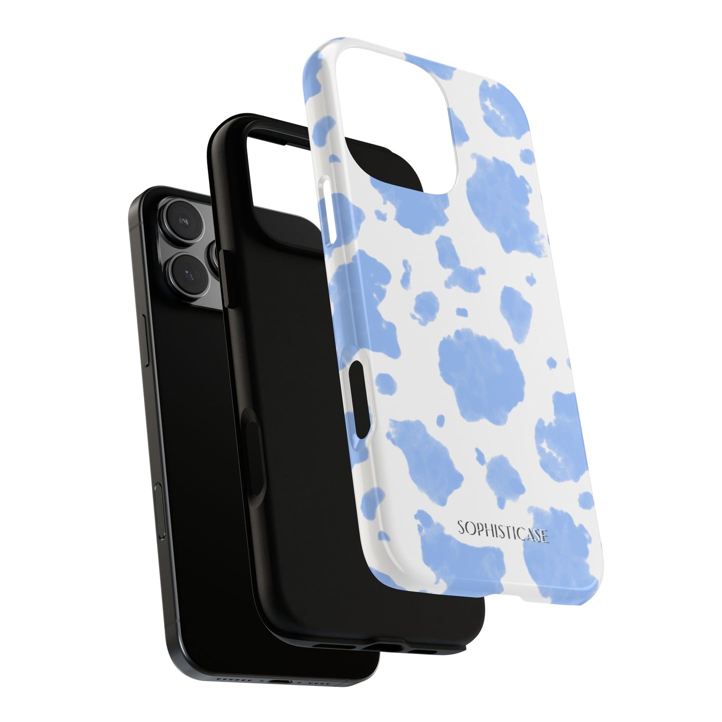 Holy Cow in Blue - iPhone Case