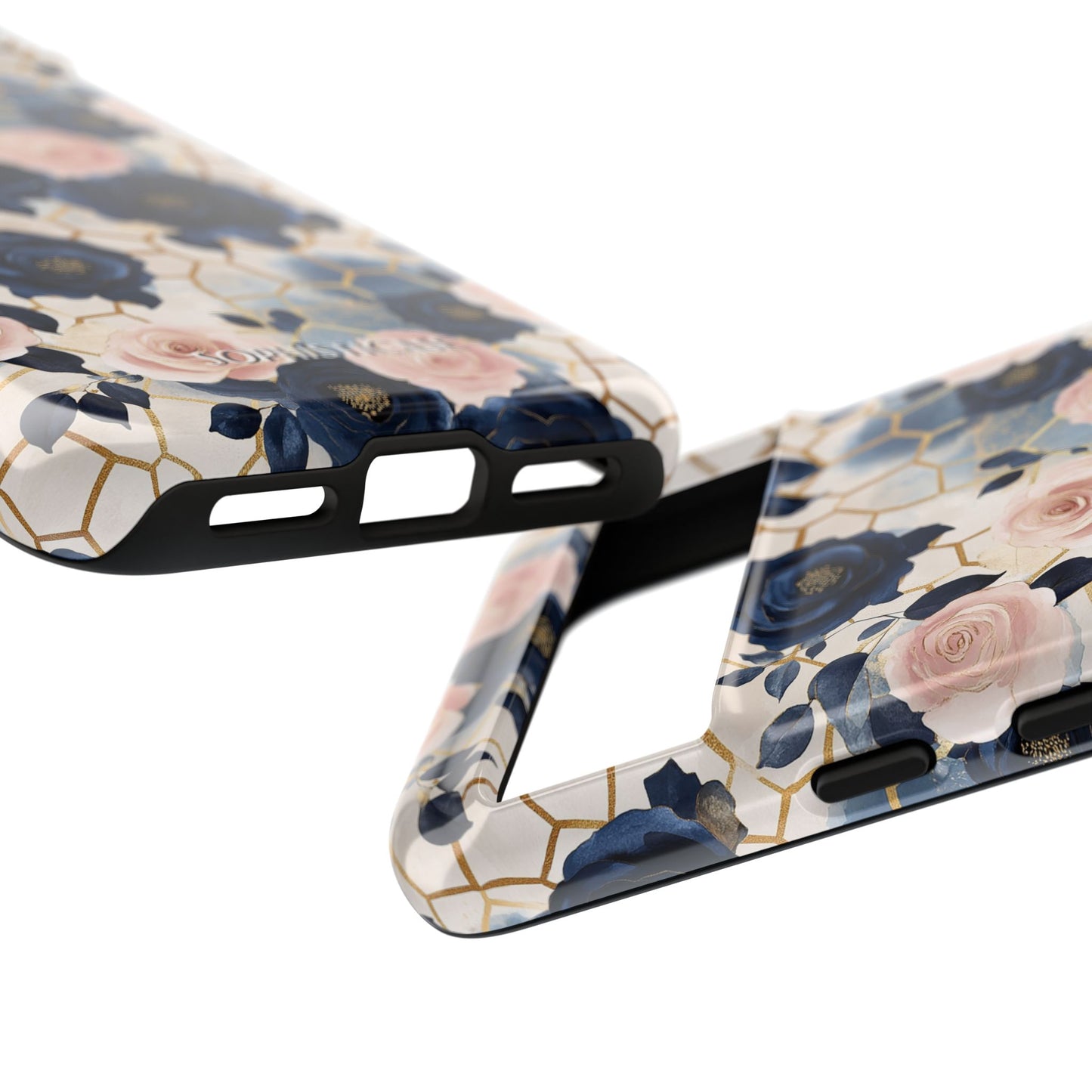 Royal Floral in Navy Hive - Tough Phone Case