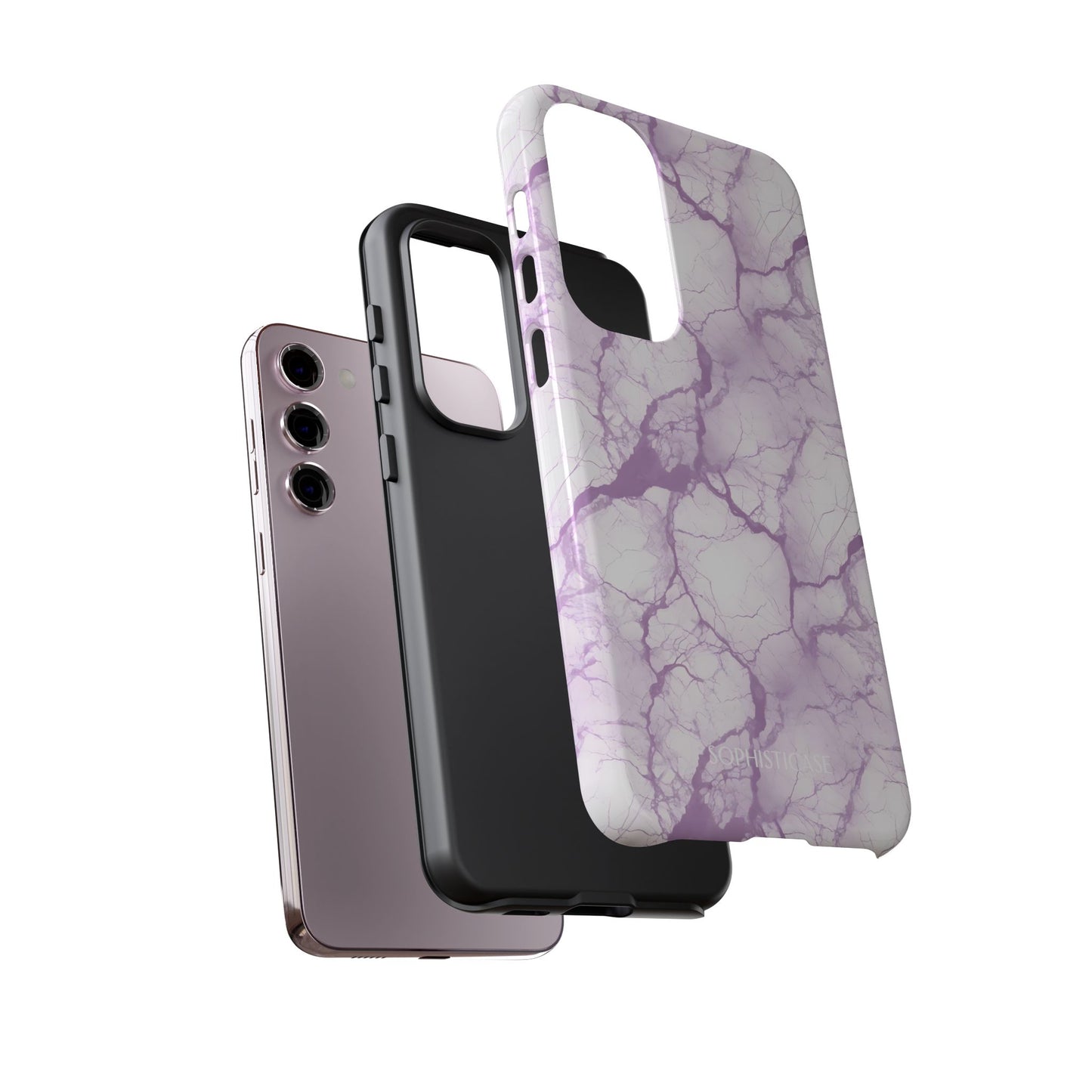 Marble Opulence in Purple - Tough Phone Case