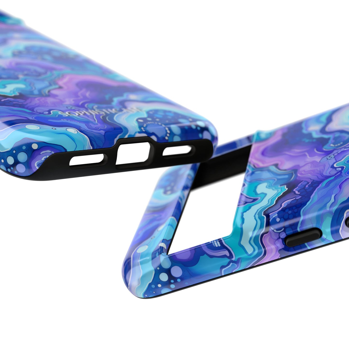Nightstone in Lapis Wave - Tough Phone Case
