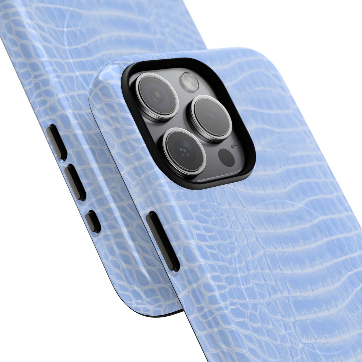Luxe Leather in Blue - Magsafe Case