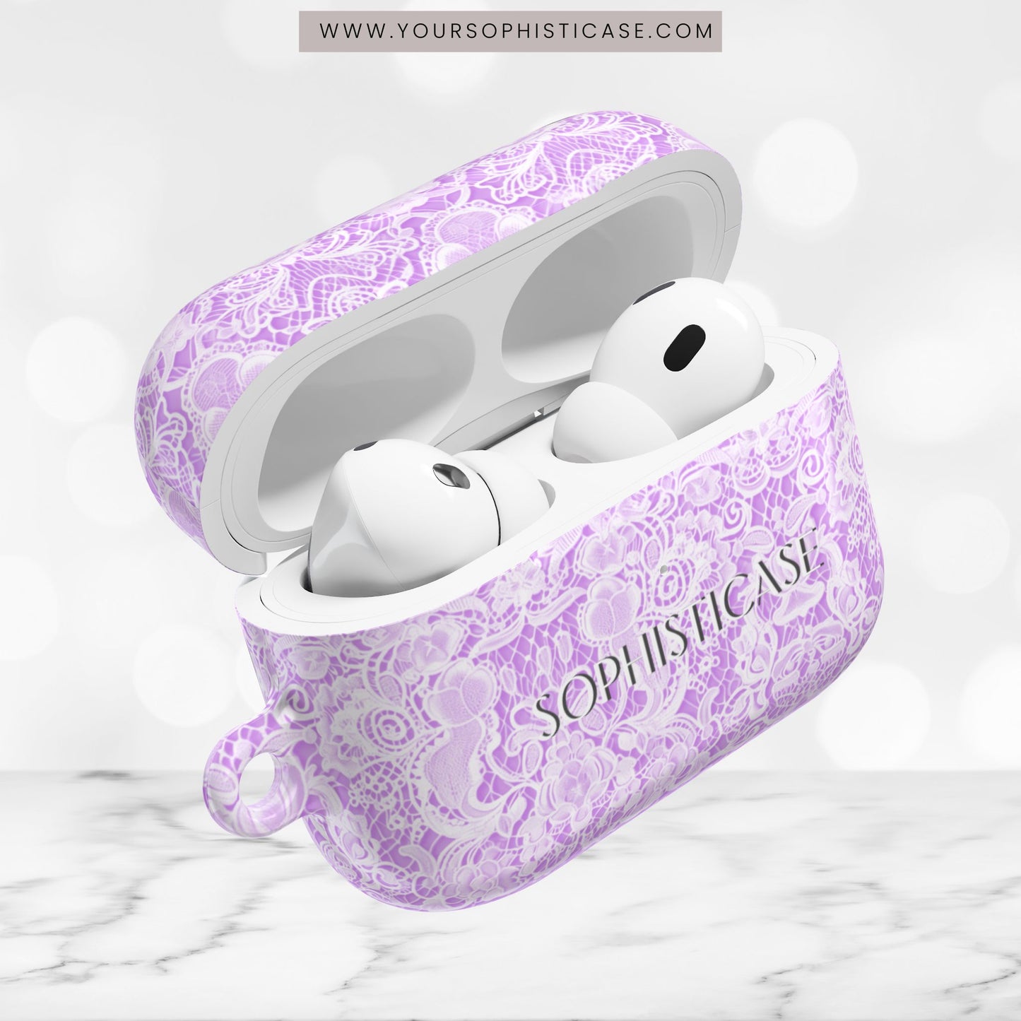 AirPod Cases - Luxe Lace in Purple