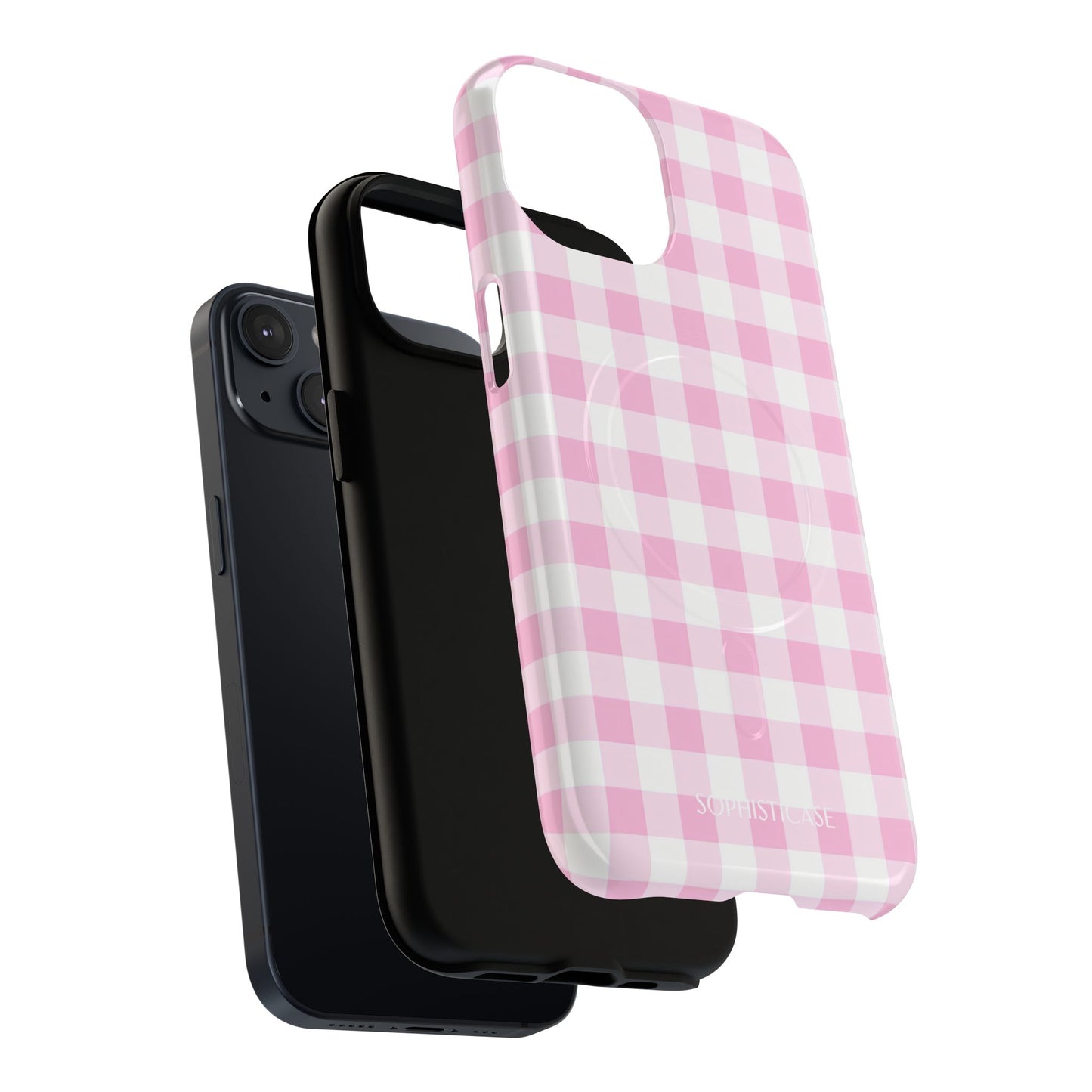 Gingham in Pink - Magsafe Case