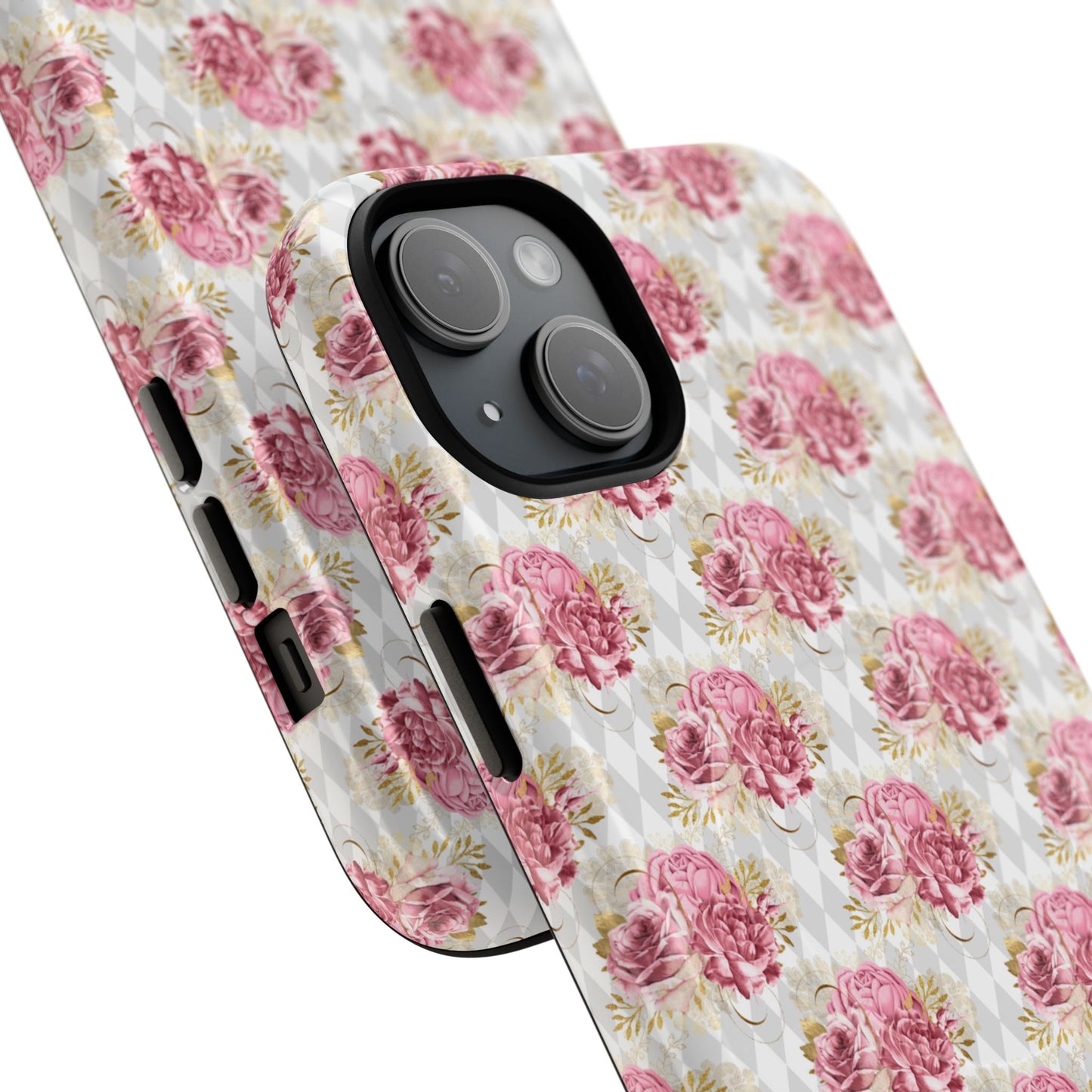 Rose Diamond Romance in Colette - Magsafe Phone Case