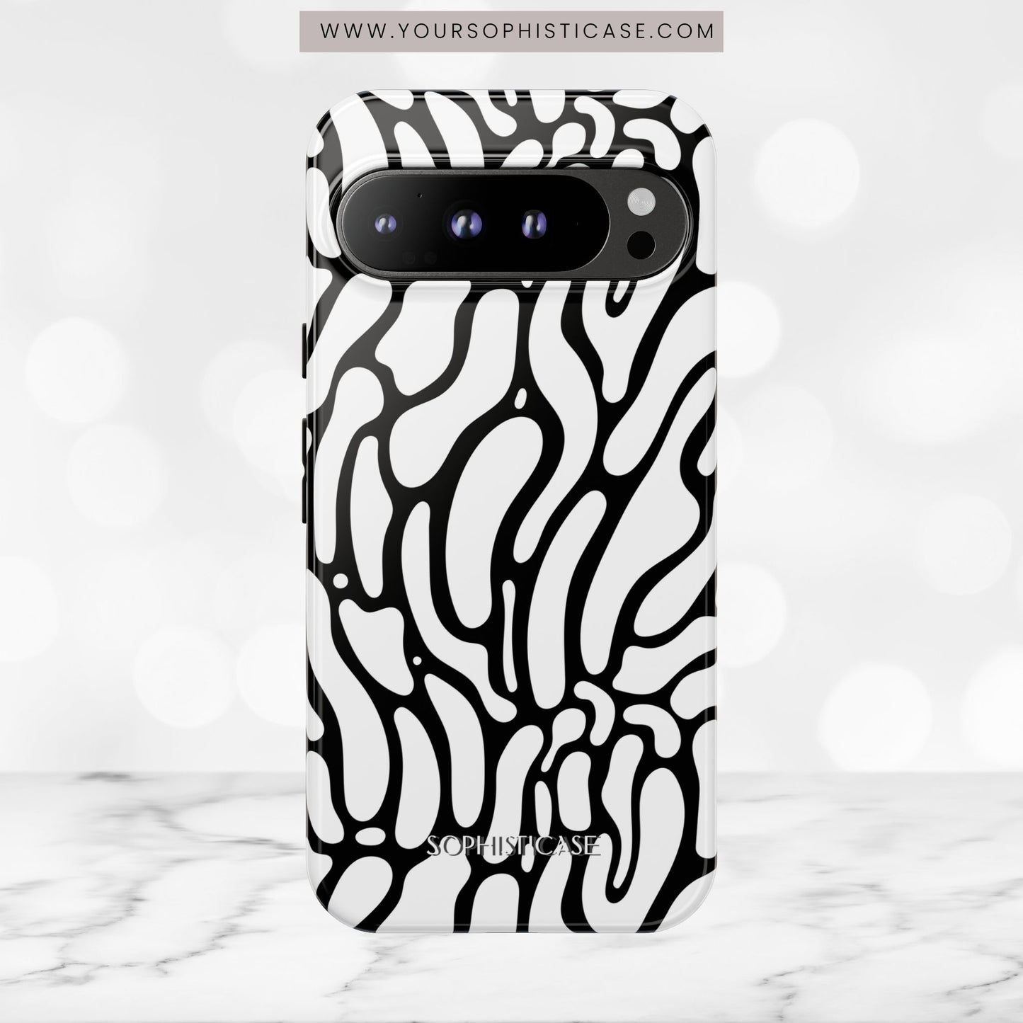 Dark Thoughts in Onyx - Tough Phone Case